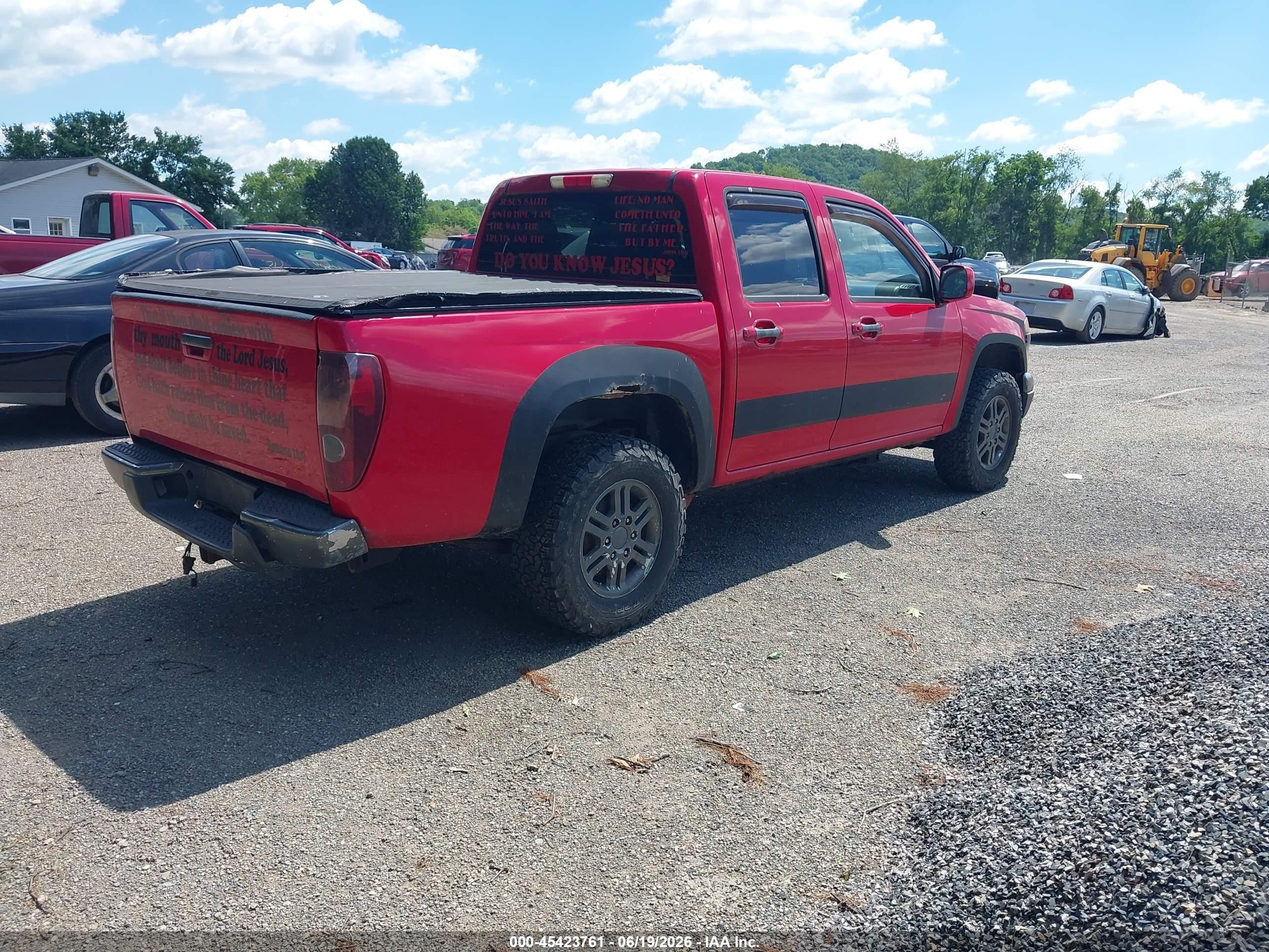 2011 Gmc Canyon Sle1 Red vin: 1GTH6MFE8B8111931