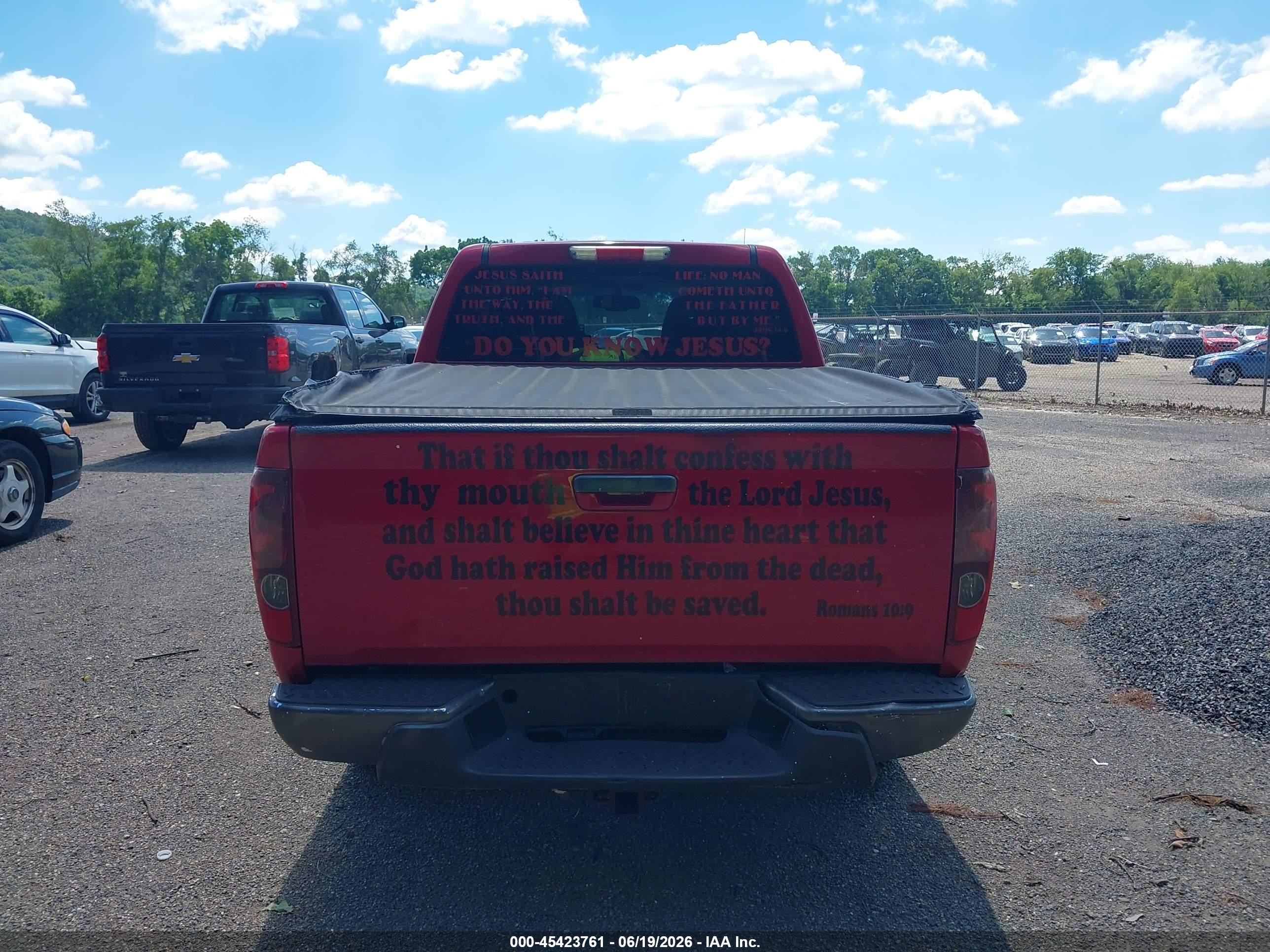 2011 Gmc Canyon Sle1 Red vin: 1GTH6MFE8B8111931