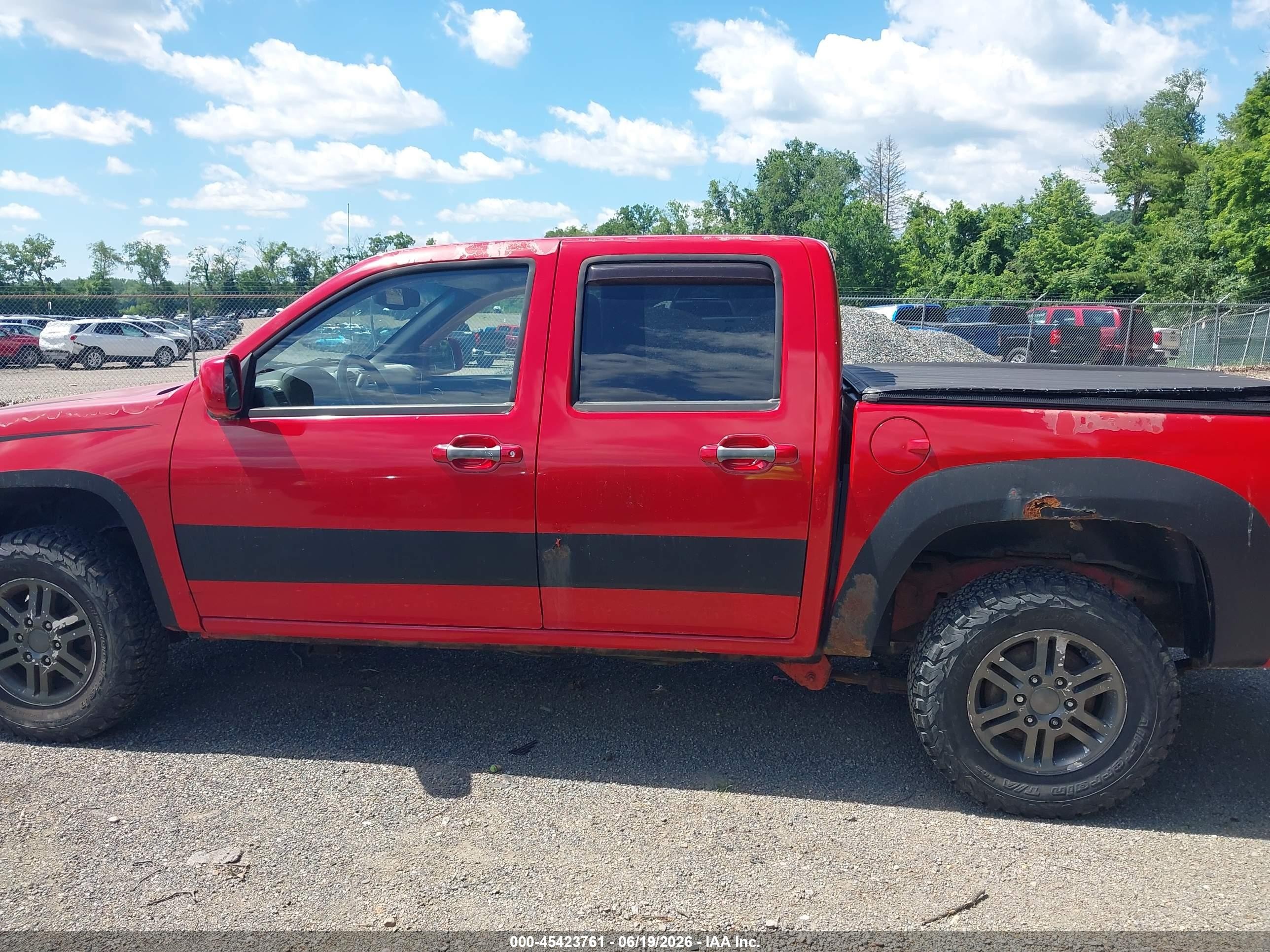 2011 Gmc Canyon Sle1 Red vin: 1GTH6MFE8B8111931