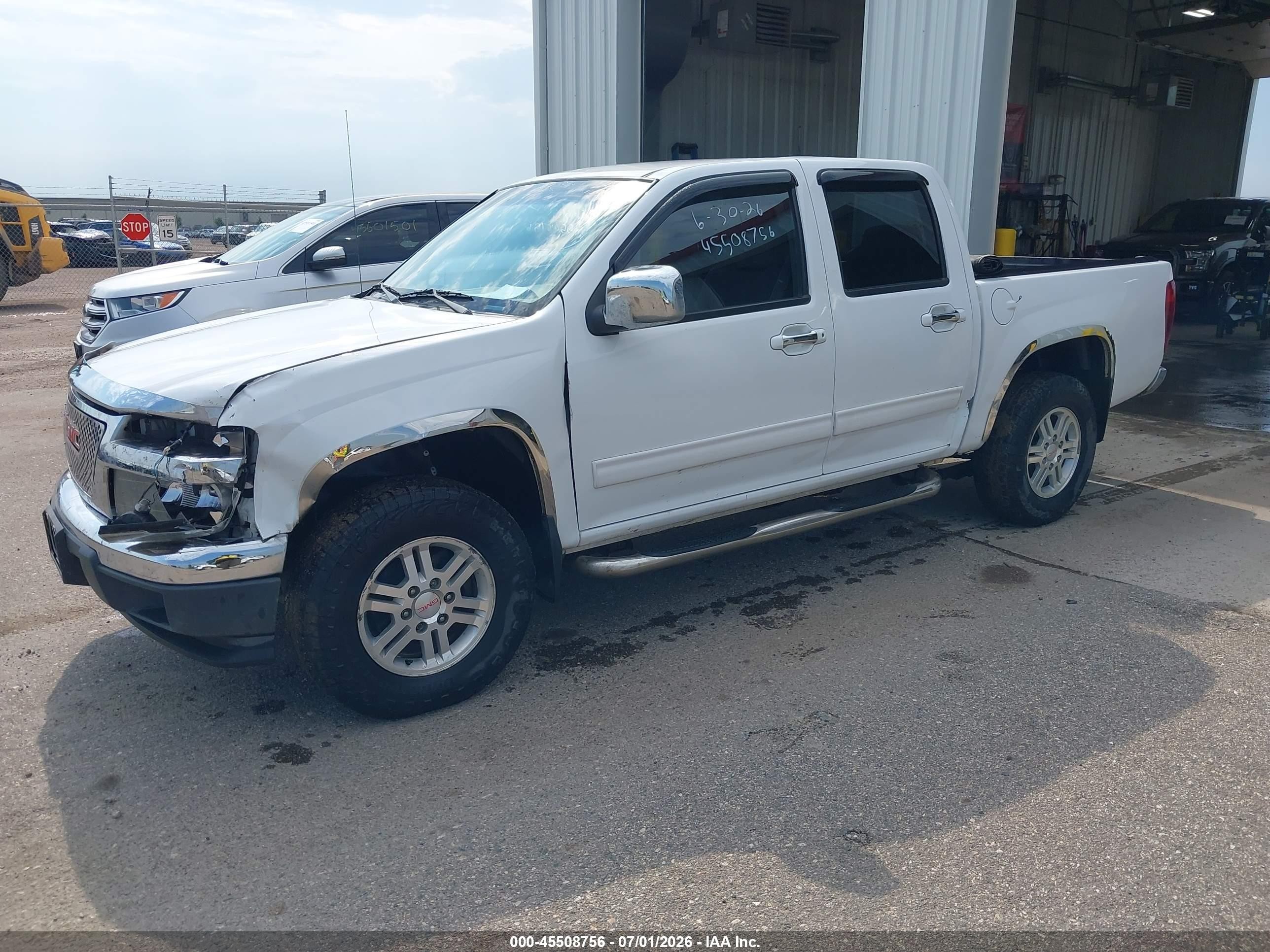 2012 Gmc Canyon Sle1 White vin: 1GTH6MFE9C8105783