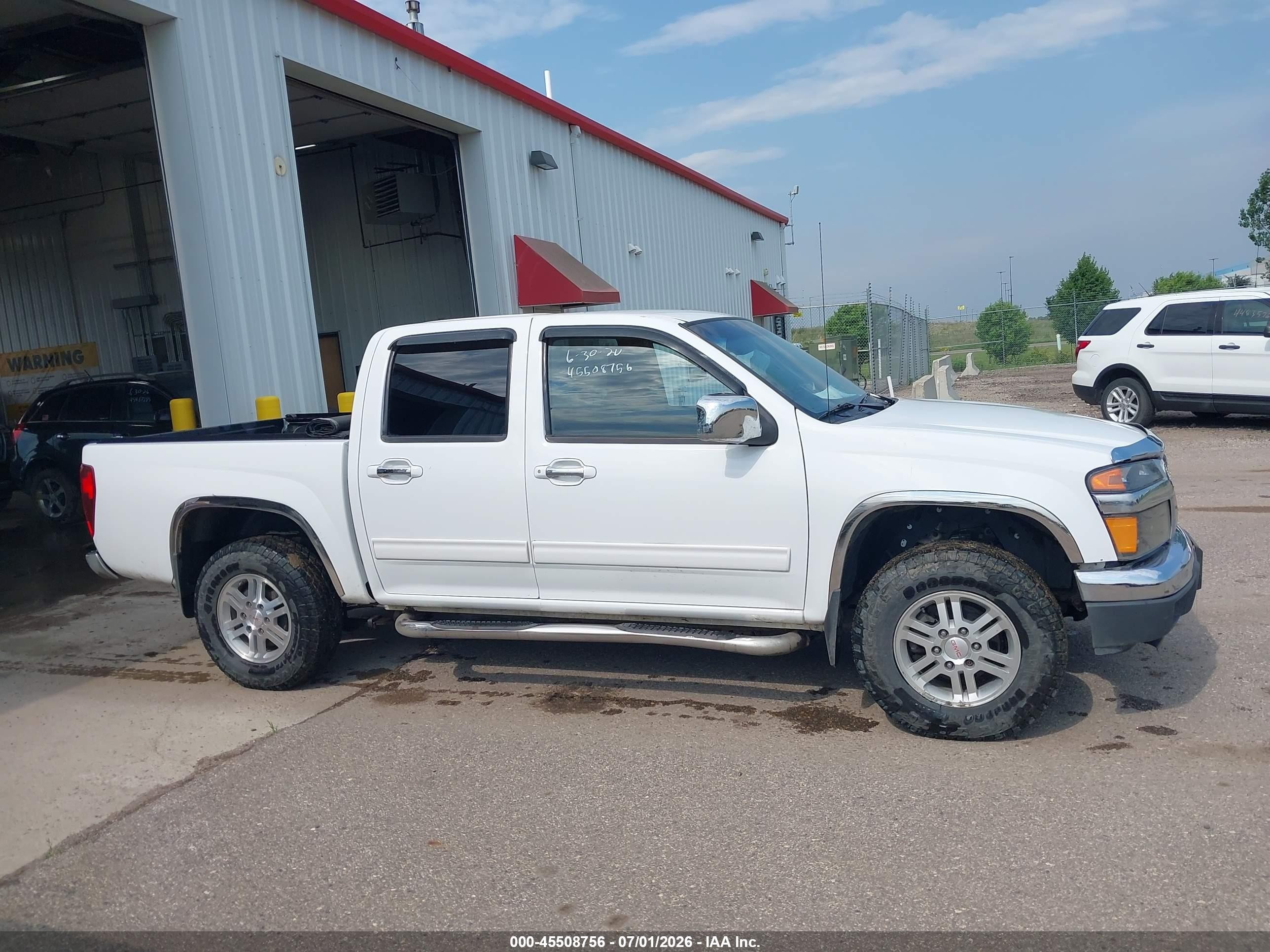 2012 Gmc Canyon Sle1 White vin: 1GTH6MFE9C8105783