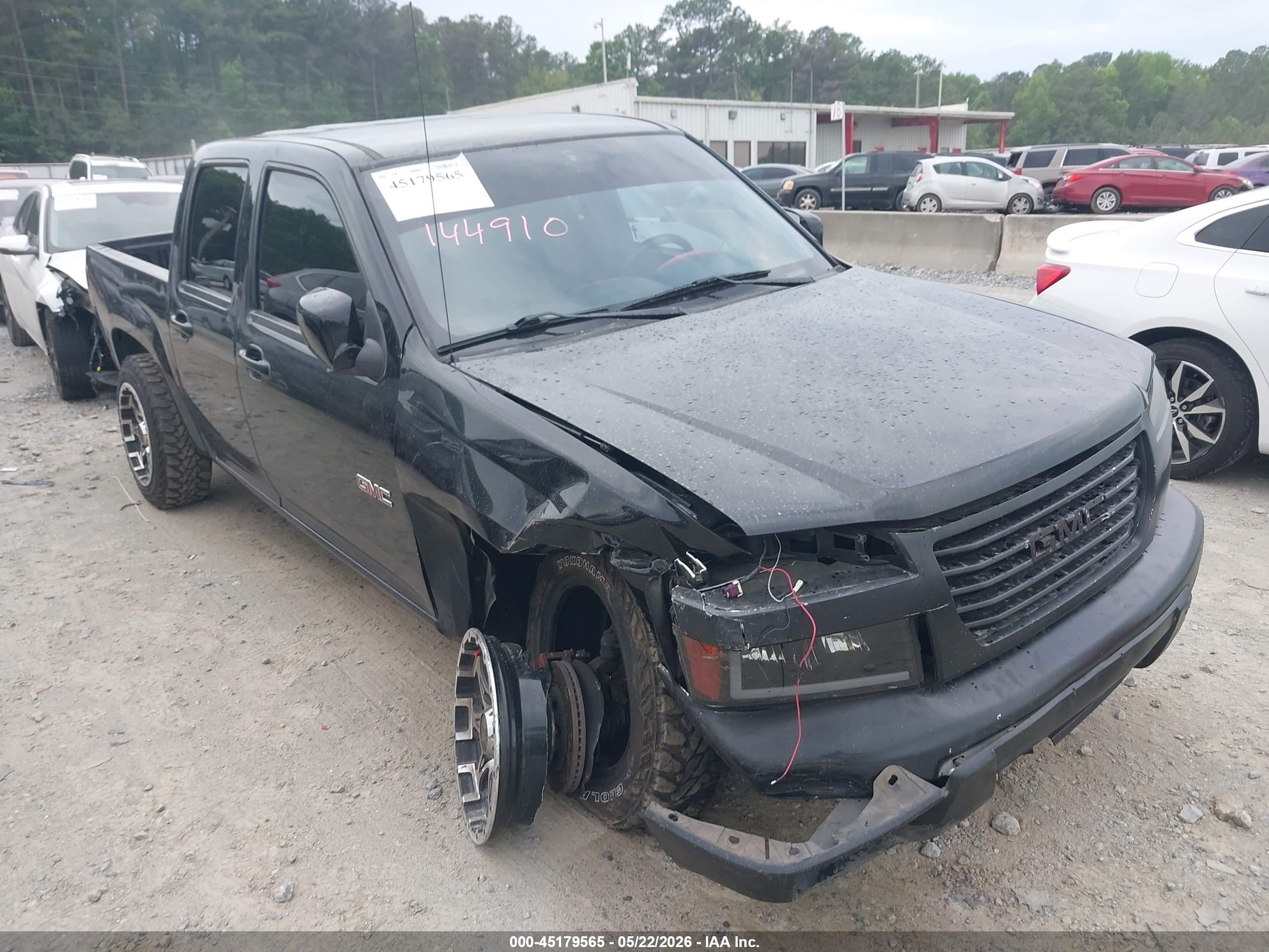 2012 Gmc Canyon Sle1 Черный vin: 1GTH6MFE9C8144910
