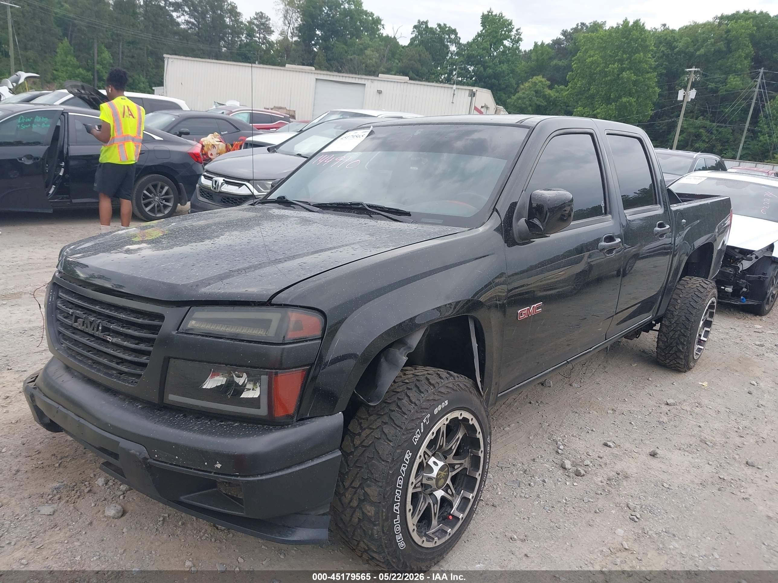 2012 Gmc Canyon Sle1 Черный vin: 1GTH6MFE9C8144910