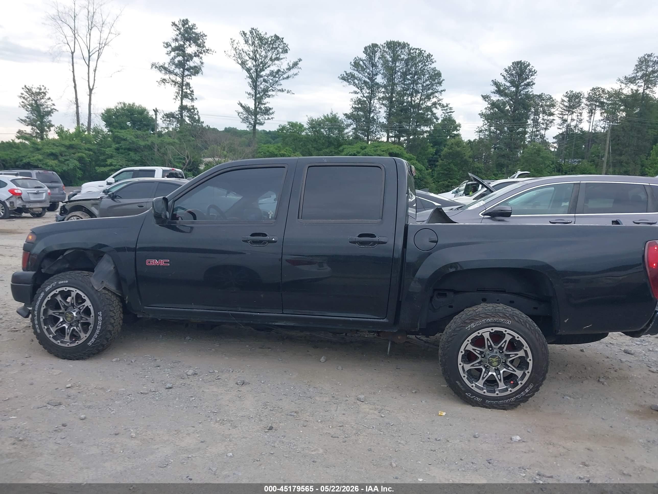 2012 Gmc Canyon Sle1 Черный vin: 1GTH6MFE9C8144910