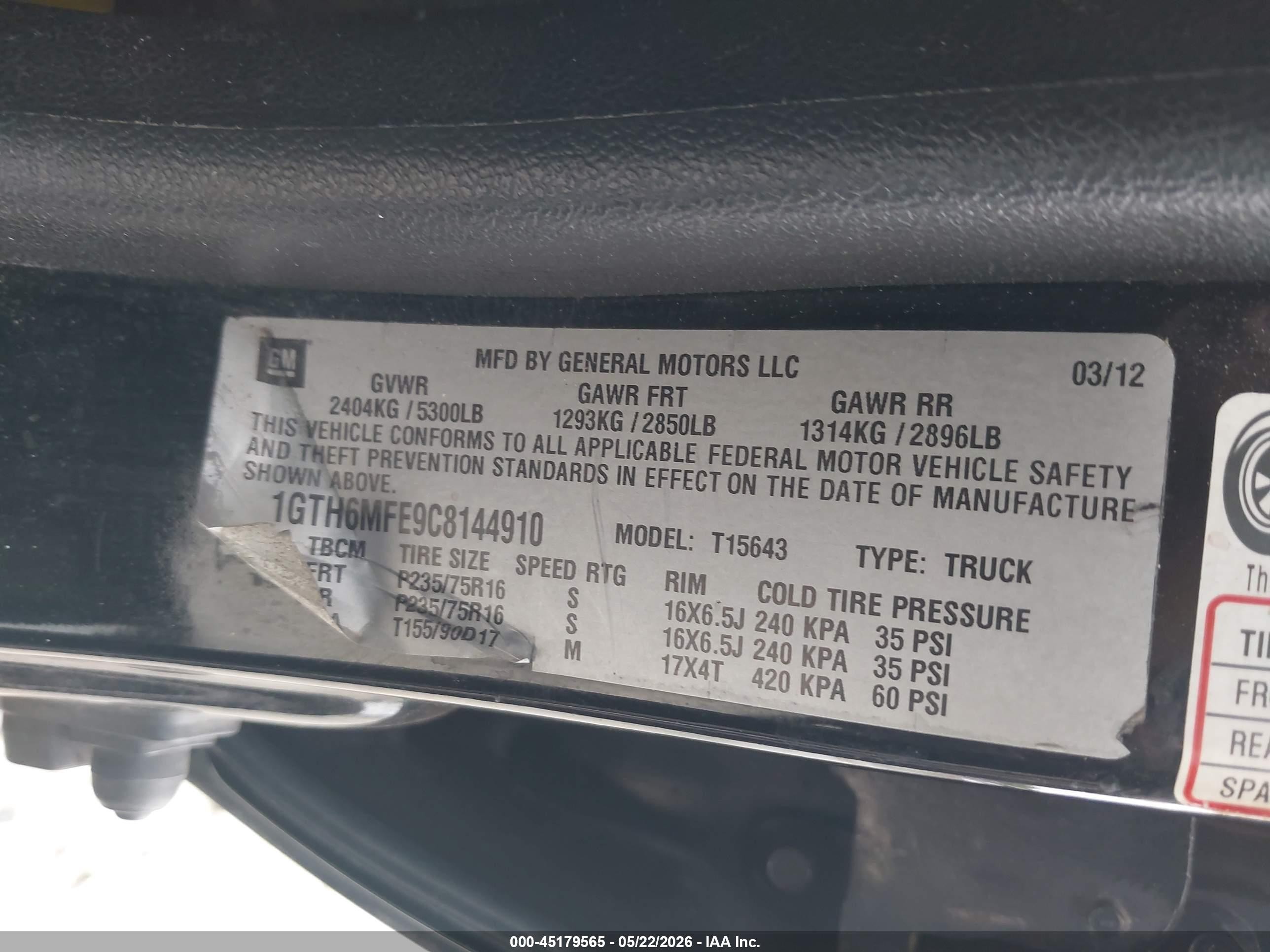 2012 Gmc Canyon Sle1 Черный vin: 1GTH6MFE9C8144910