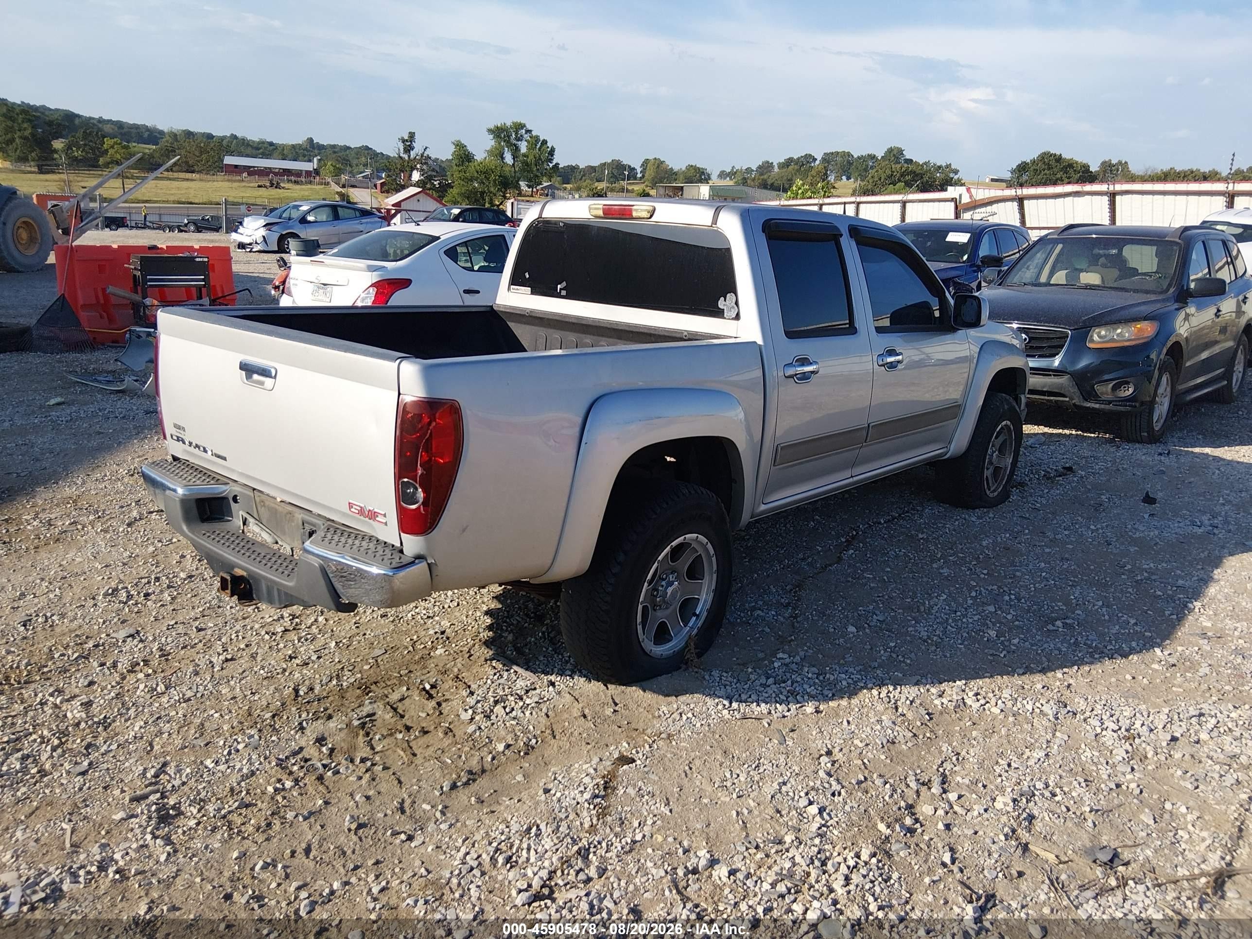 2012 Gmc Canyon Sle1 Silver vin: 1GTH6MFEXC8115626