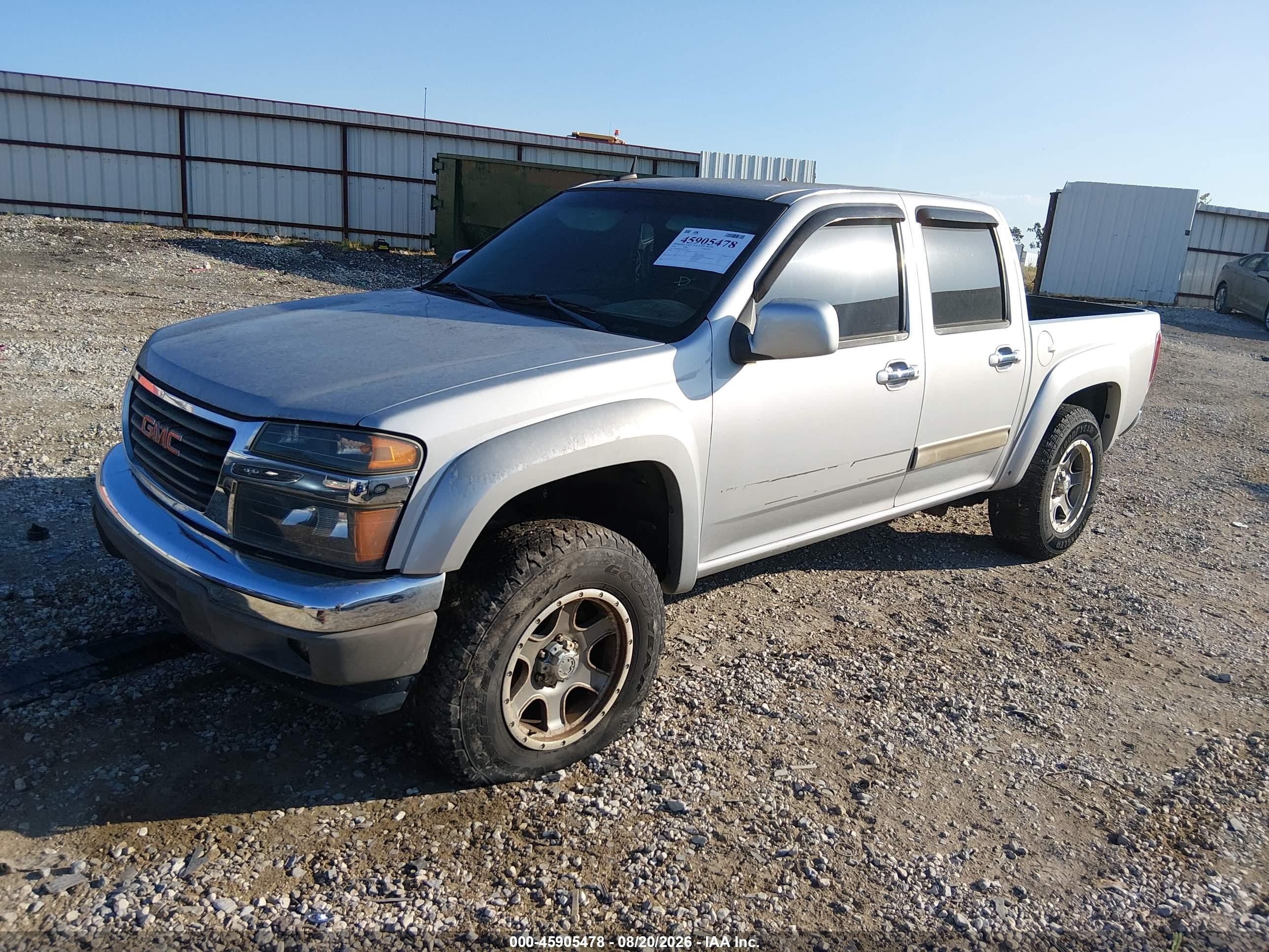 2012 Gmc Canyon Sle1 Silver vin: 1GTH6MFEXC8115626