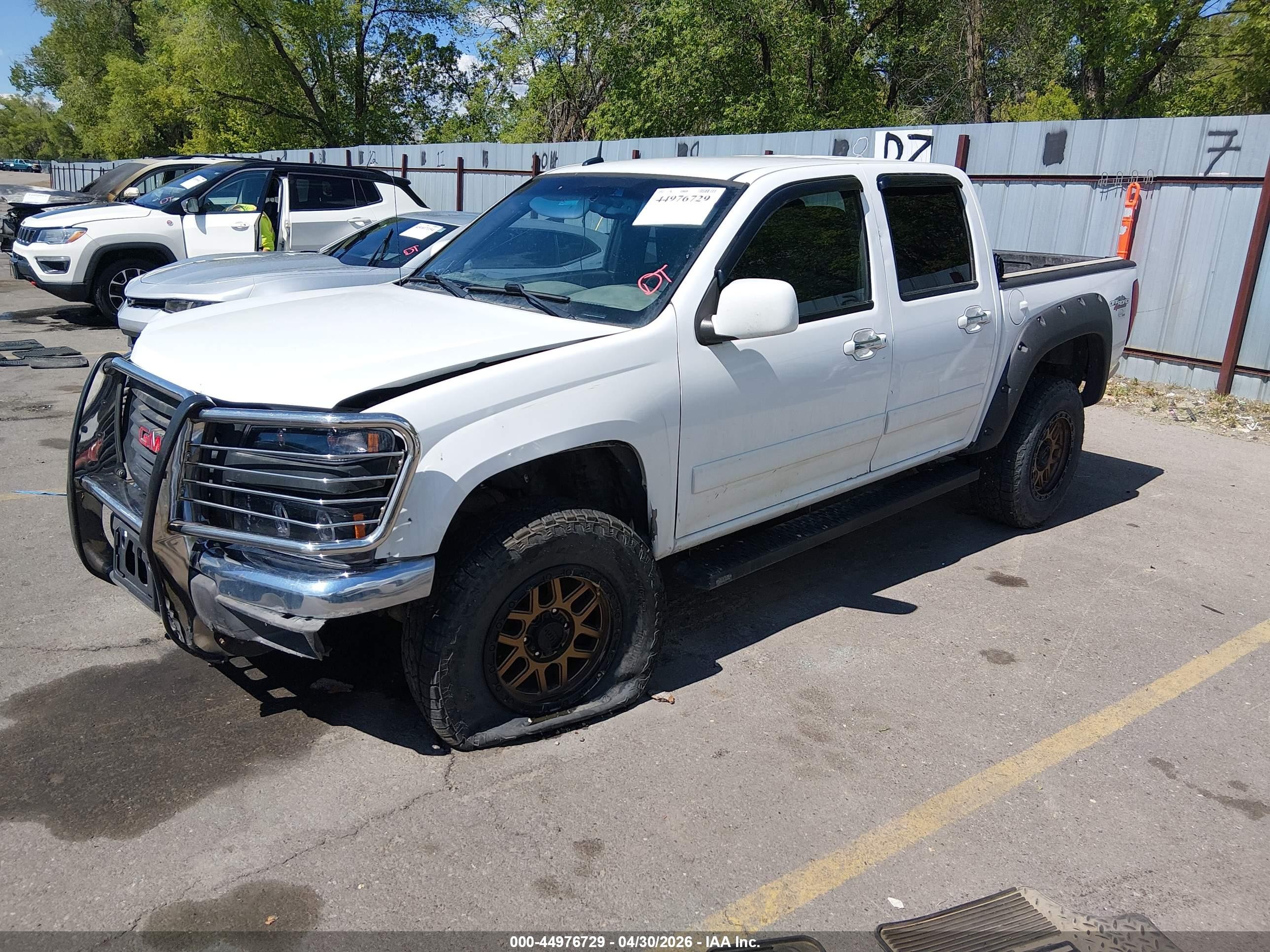 2011 Gmc Canyon Slt White vin: 1GTH6NFE8B8109201