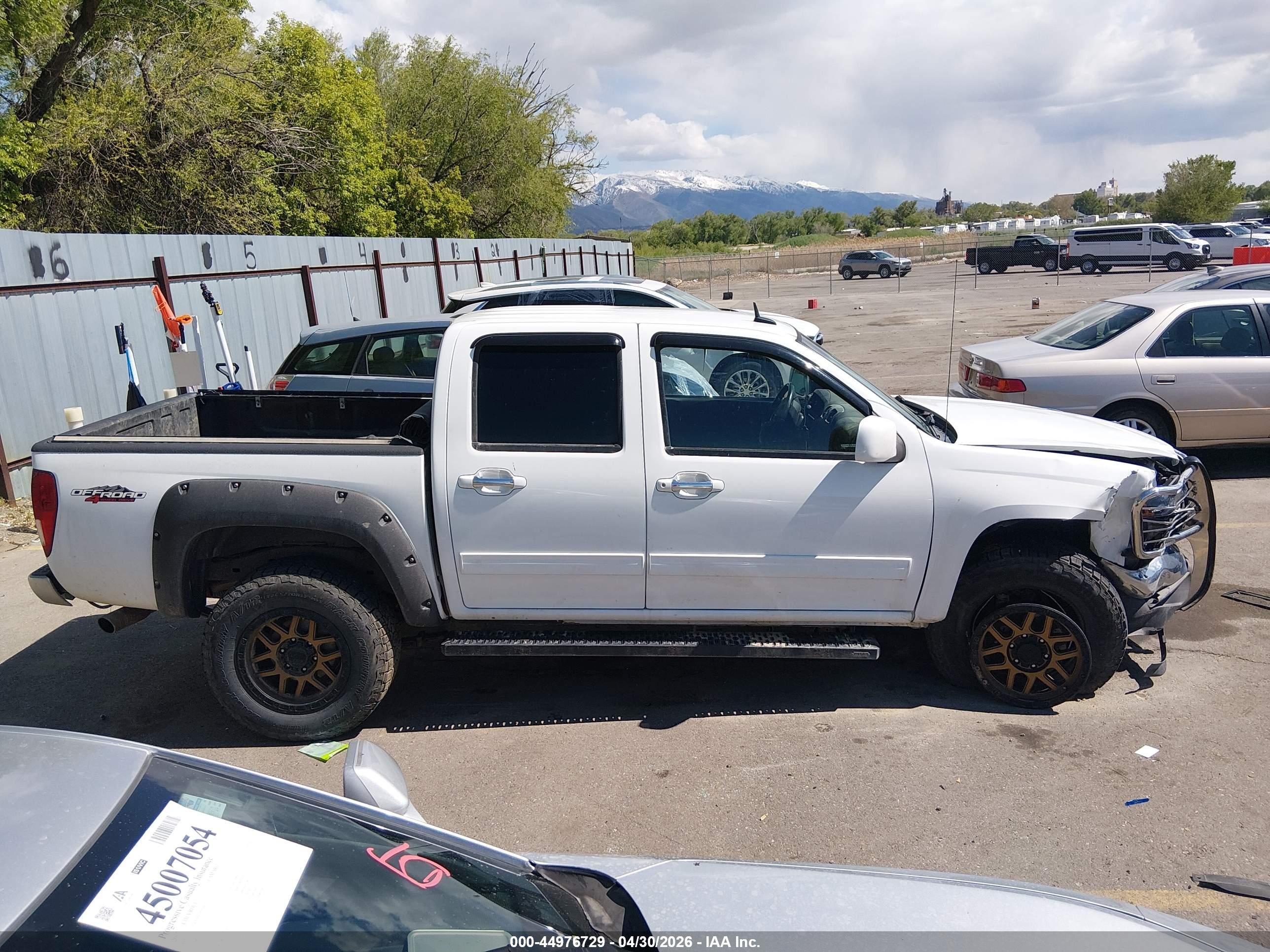 2011 Gmc Canyon Slt White vin: 1GTH6NFE8B8109201