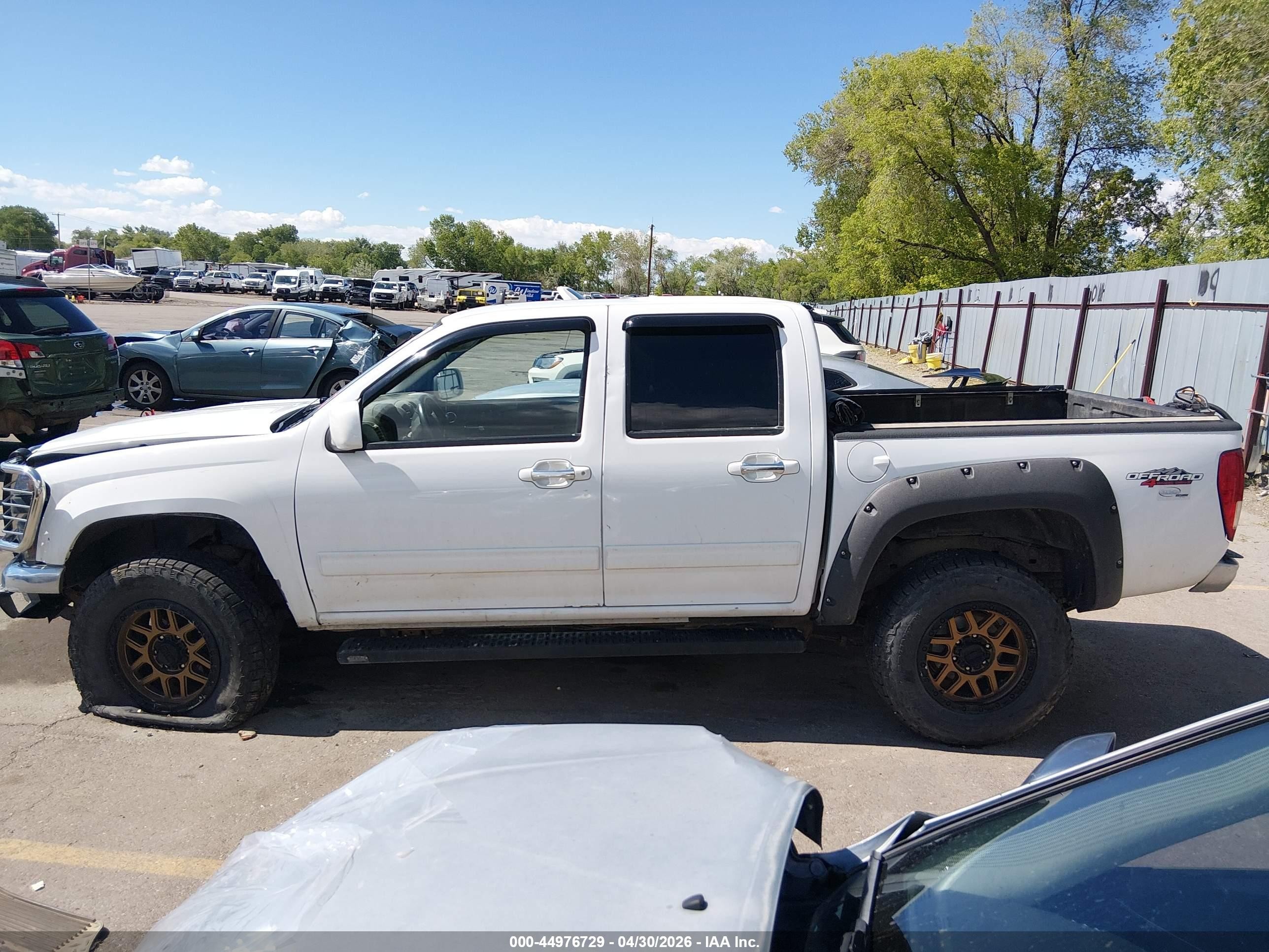 2011 Gmc Canyon Slt White vin: 1GTH6NFE8B8109201