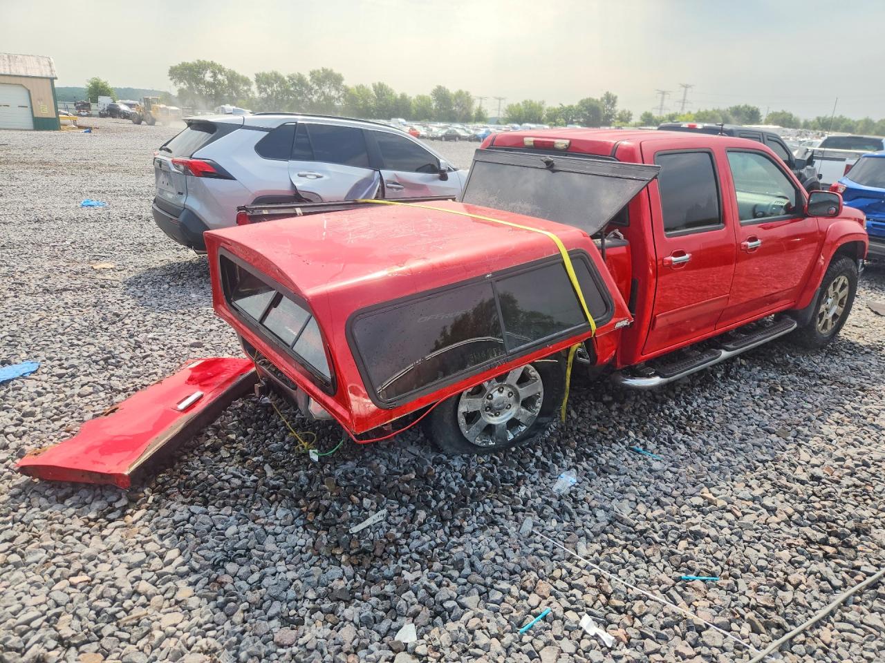 2012 Gmc Canyon Sle-2 Red vin: 1GTH6PFE5C8144775