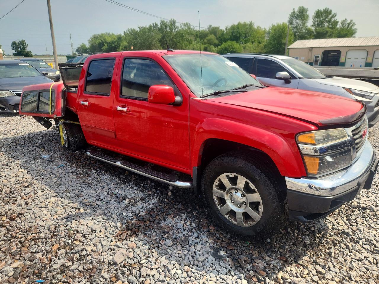 2012 Gmc Canyon Sle-2 Red vin: 1GTH6PFE5C8144775