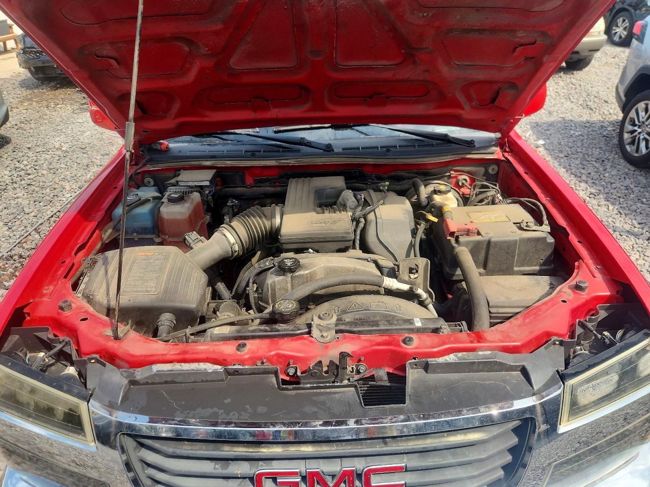 2012 Gmc Canyon Sle-2 Red vin: 1GTH6PFE5C8144775