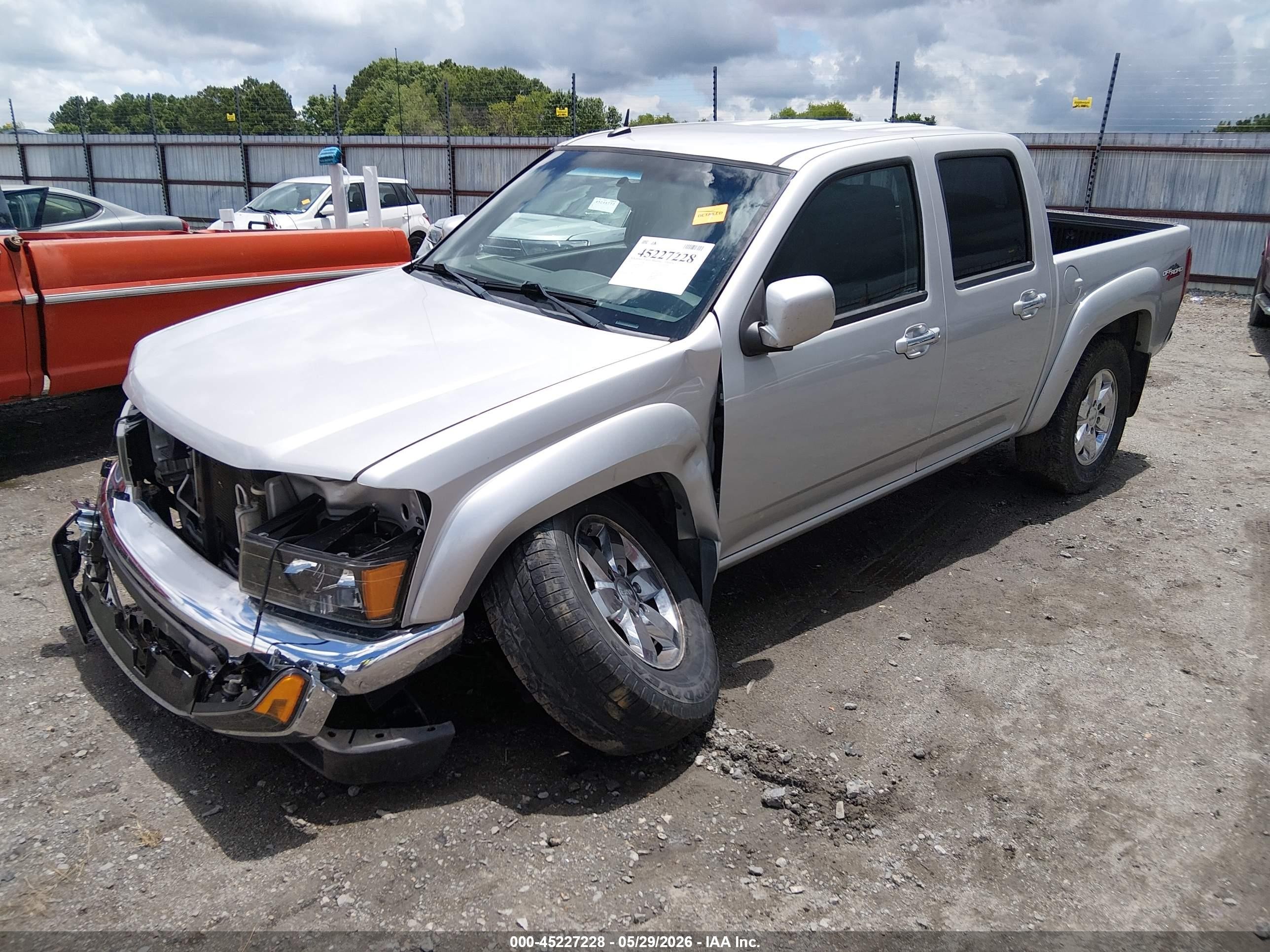 2012 Gmc Canyon Sle2 Silver vin: 1GTH6PFE8C8167225