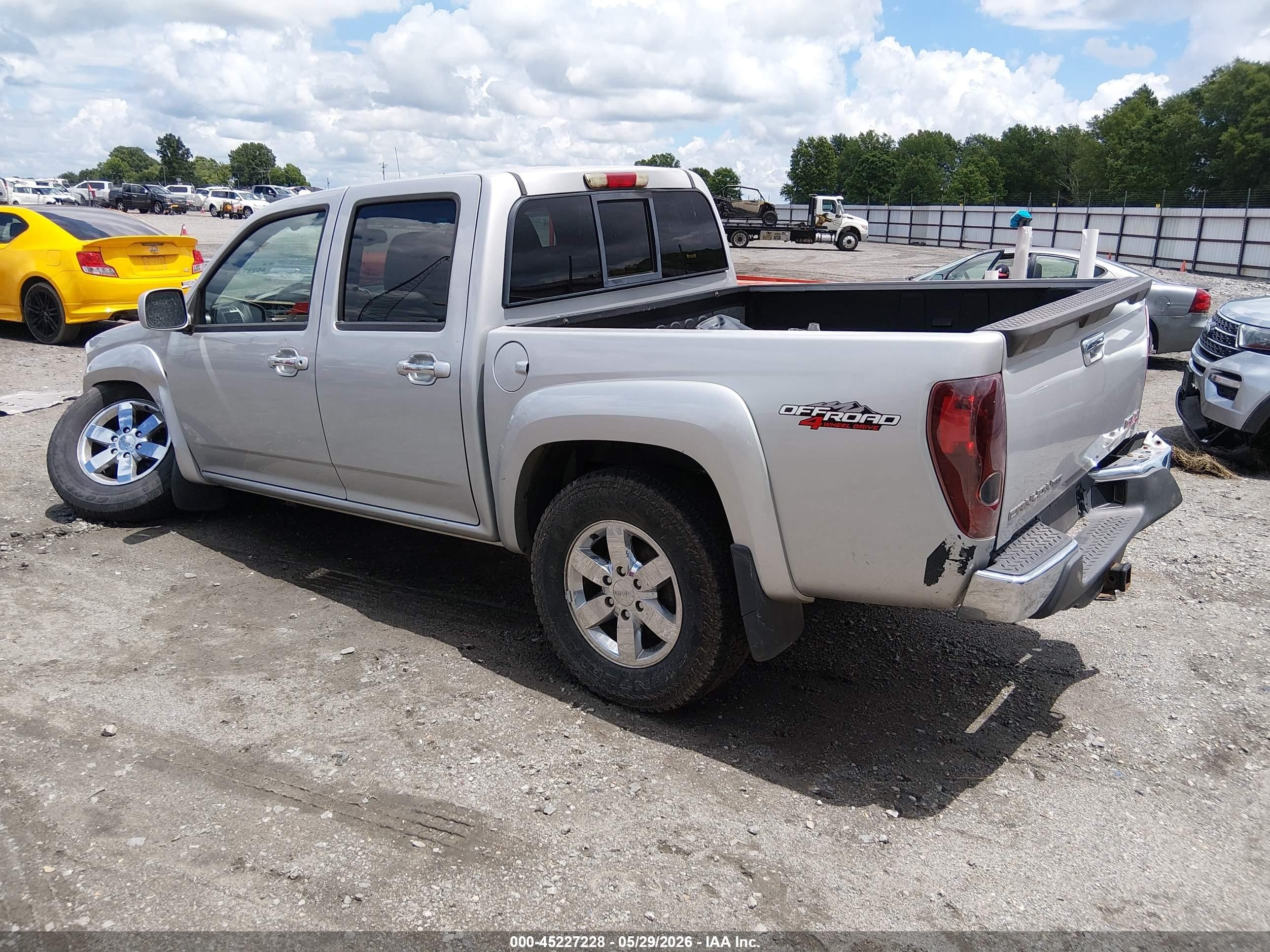 2012 Gmc Canyon Sle2 Silver vin: 1GTH6PFE8C8167225
