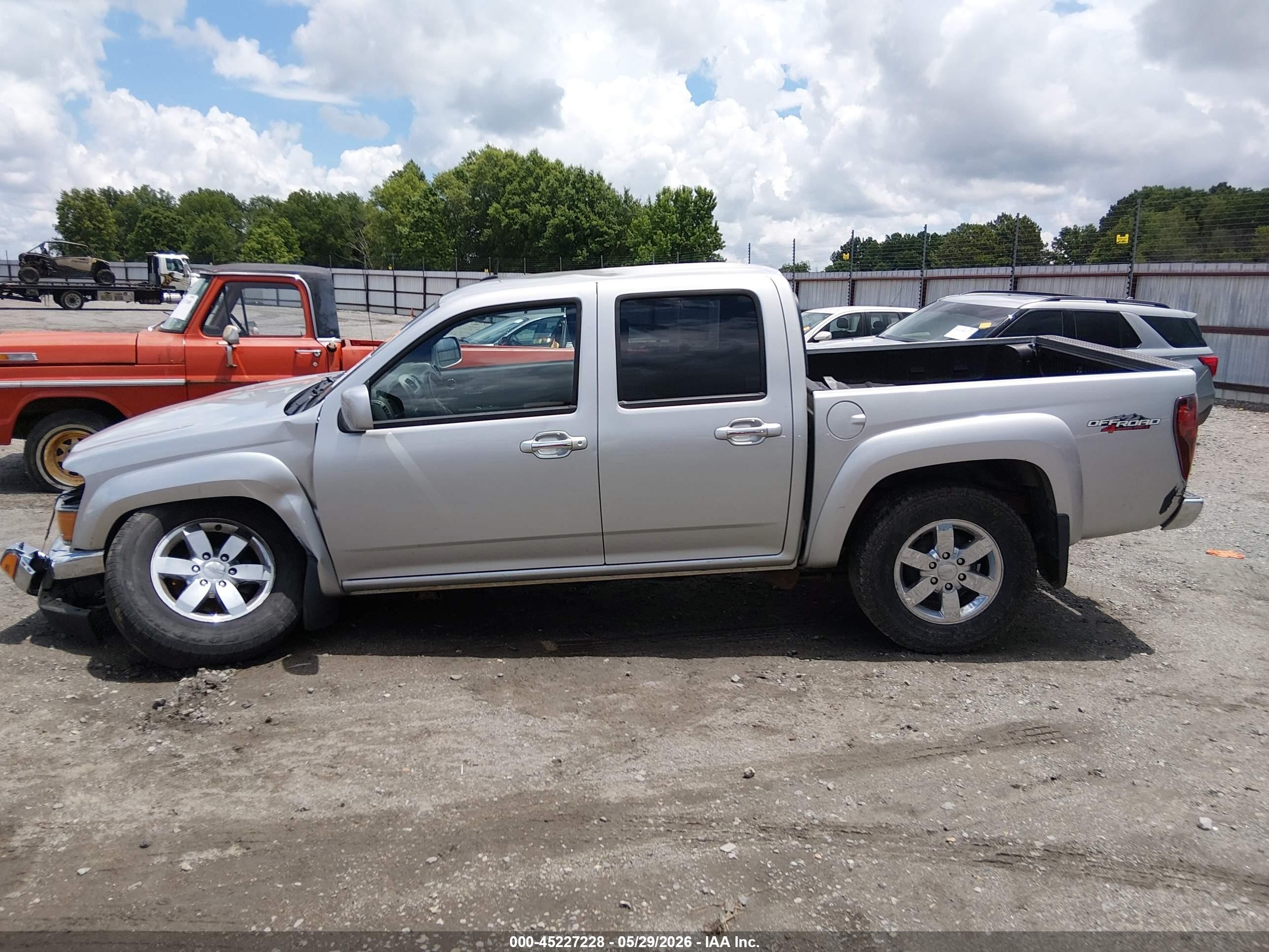 2012 Gmc Canyon Sle2 Silver vin: 1GTH6PFE8C8167225