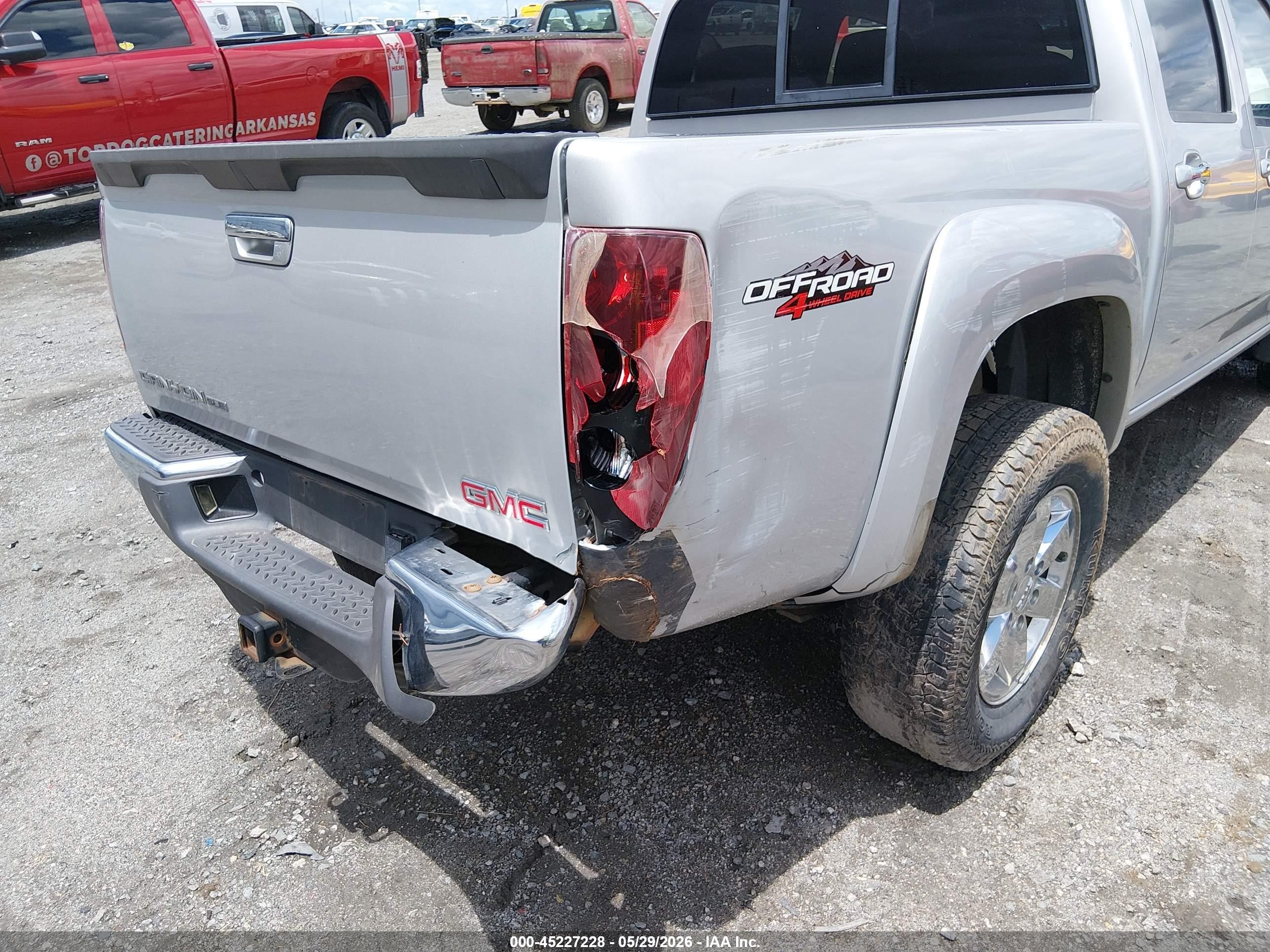 2012 Gmc Canyon Sle2 Silver vin: 1GTH6PFE8C8167225