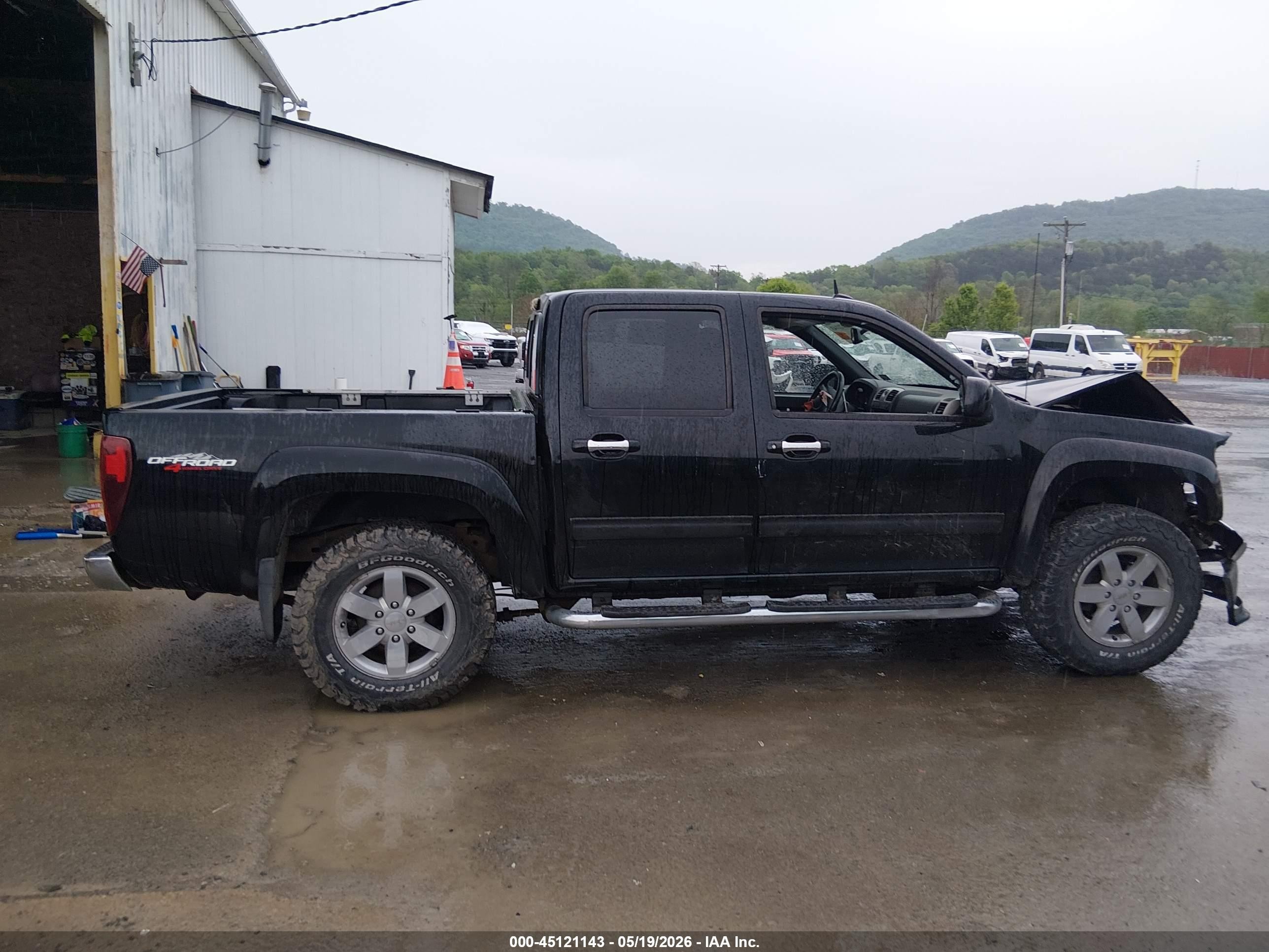 2012 Gmc Canyon Sle2 Black vin: 1GTH6PFE9C8105235