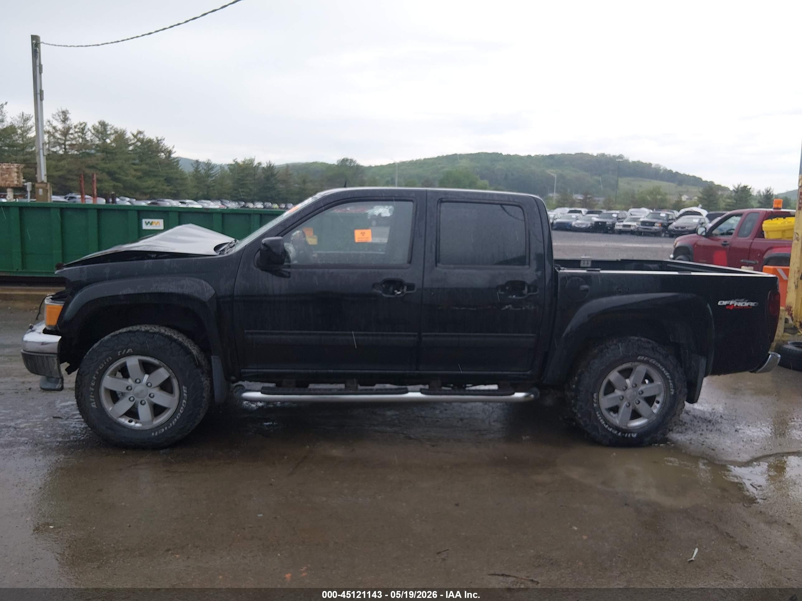 2012 Gmc Canyon Sle2 Black vin: 1GTH6PFE9C8105235