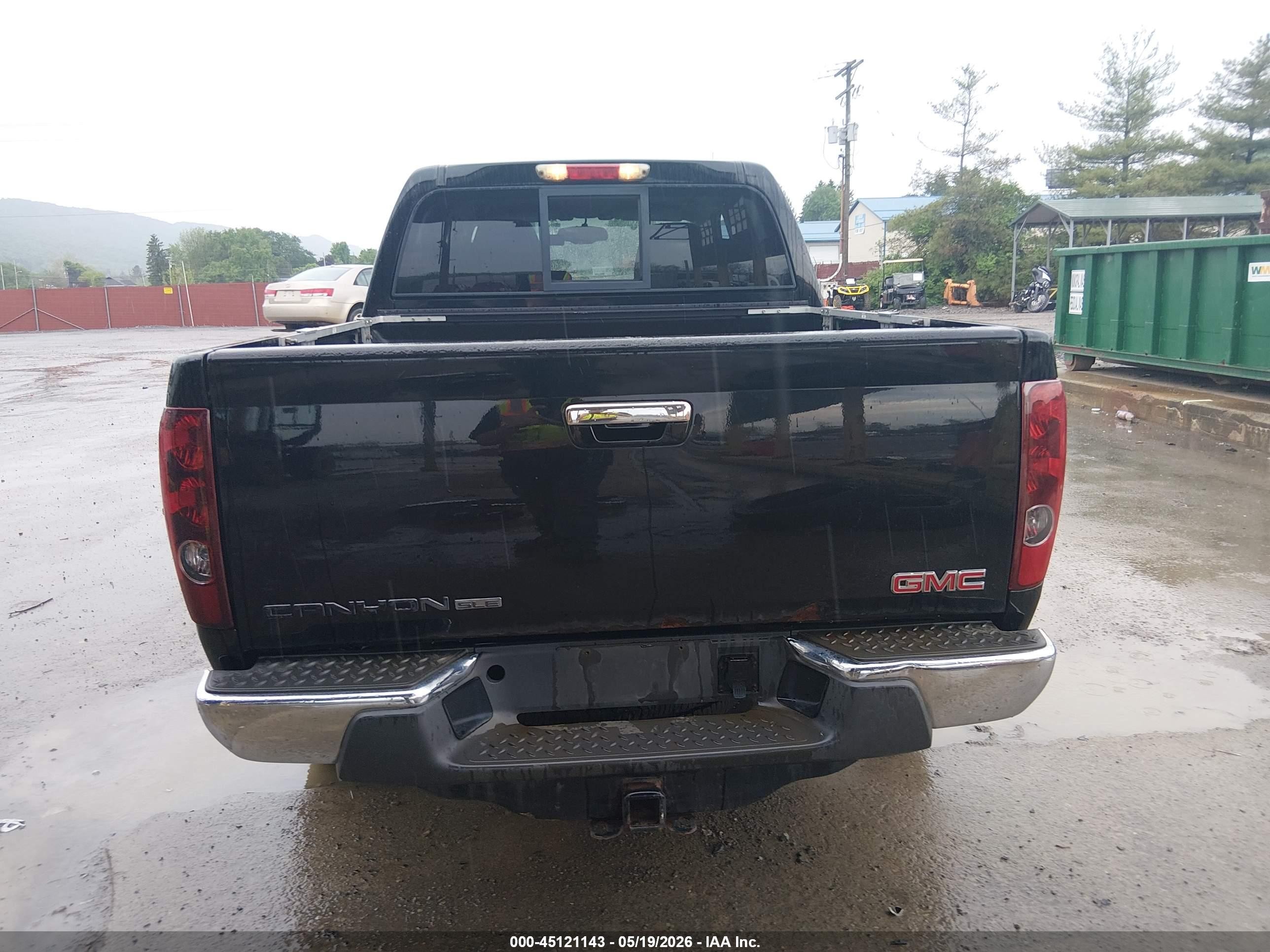 2012 Gmc Canyon Sle2 Black vin: 1GTH6PFE9C8105235