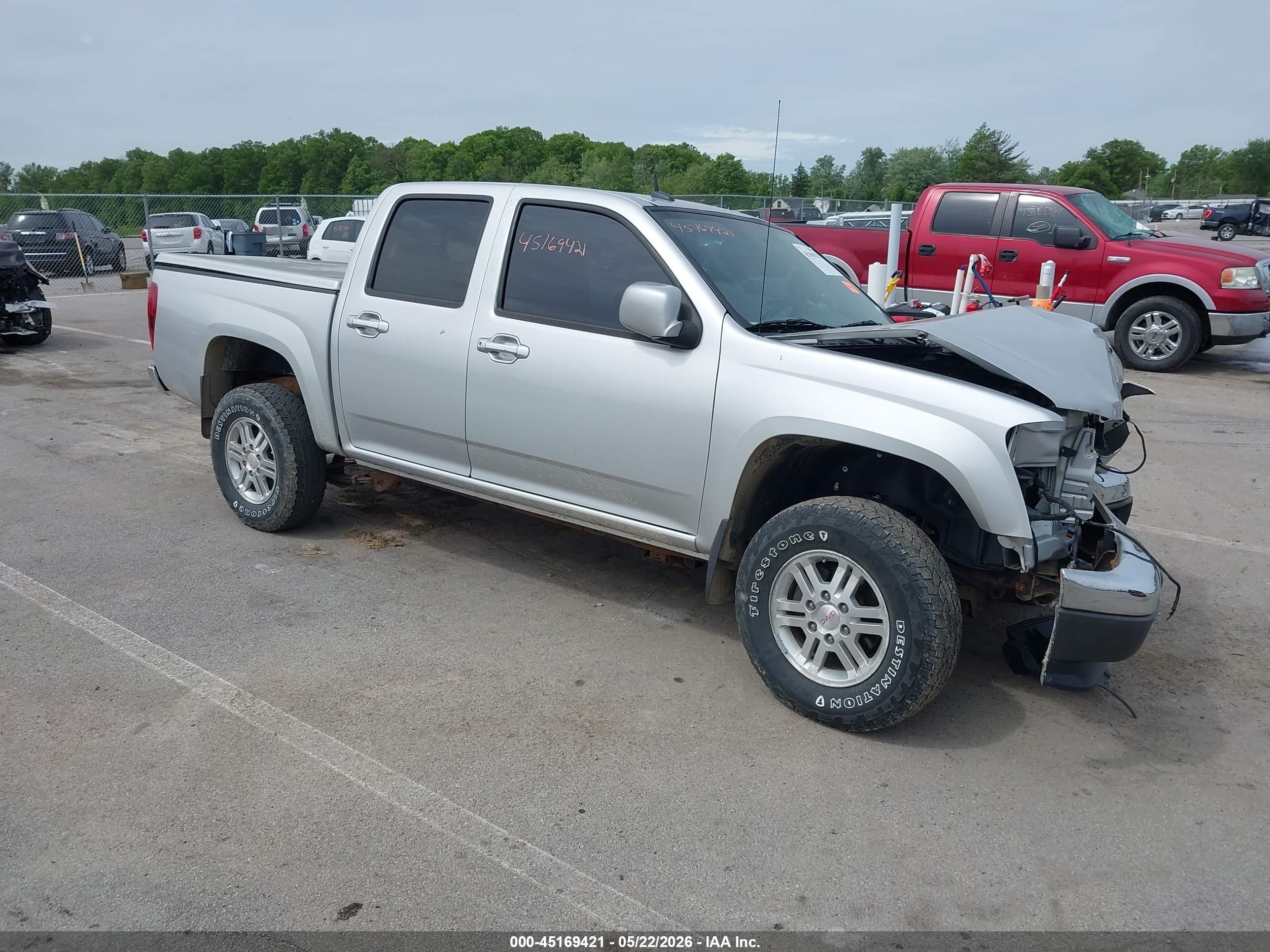2012 Gmc Canyon Sle2 Silver vin: 1GTH6PFE9C8168187