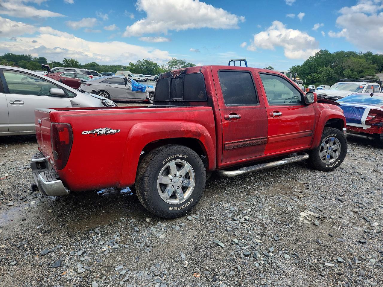 2012 Gmc Canyon Sle-2 Красный vin: 1GTH6PFEXC8132332