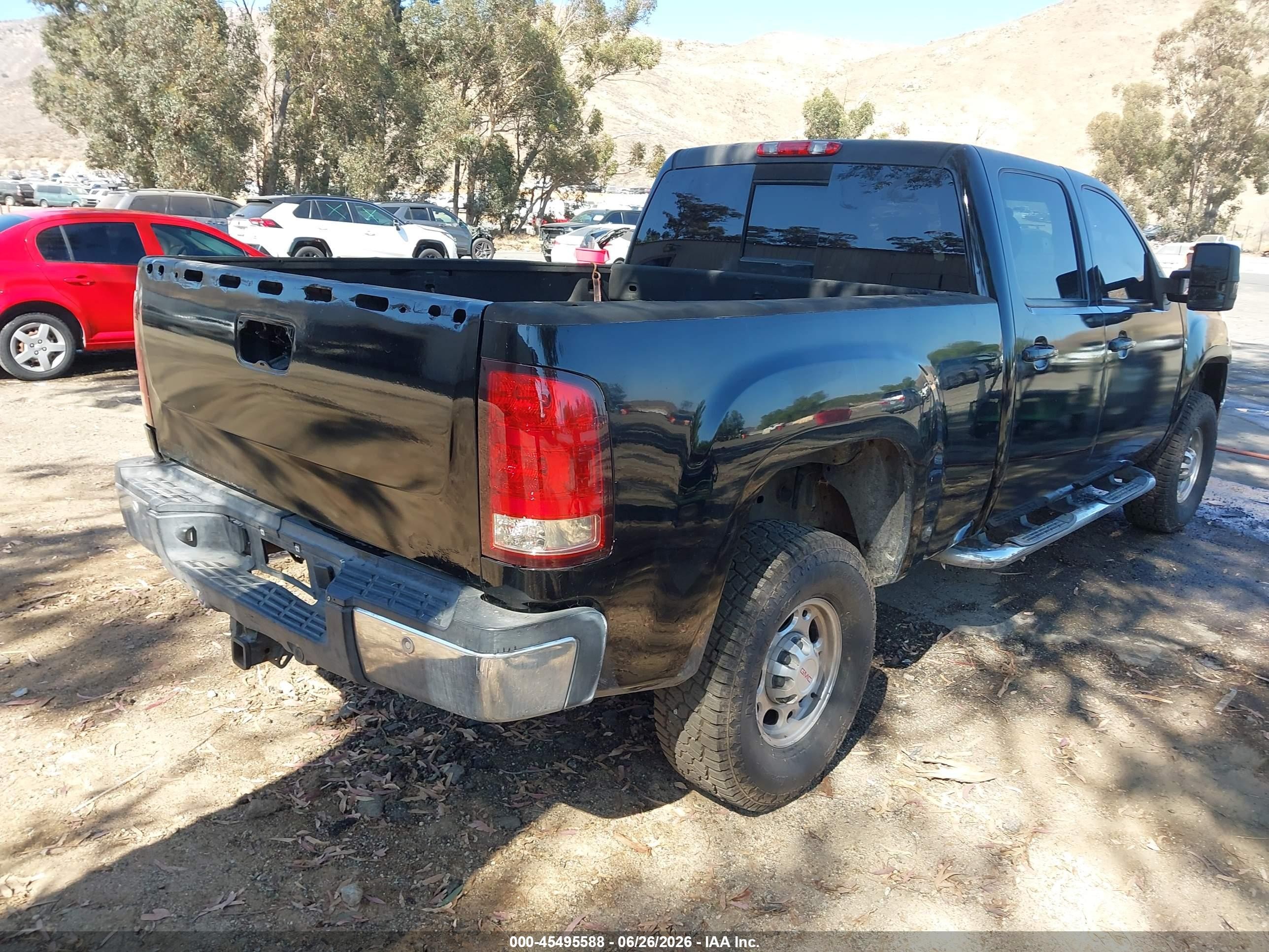 2008 Gmc Sierra 2500hd Slt Black vin: 1GTHC23688F119431