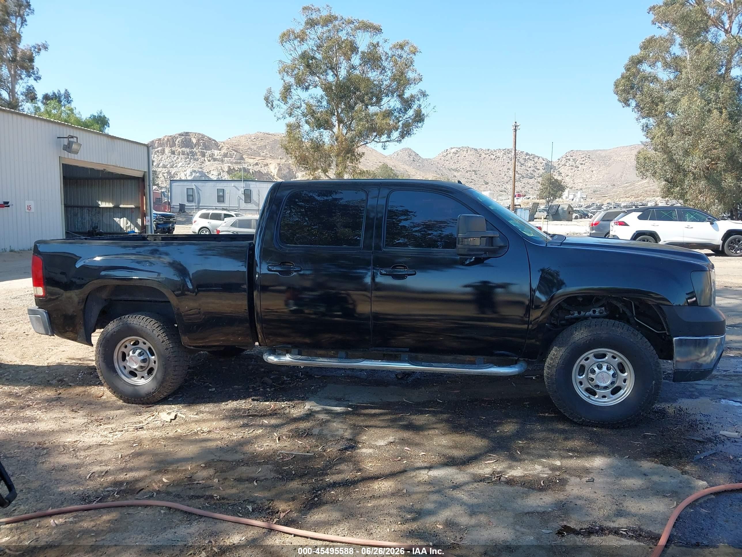 2008 Gmc Sierra 2500hd Slt Black vin: 1GTHC23688F119431