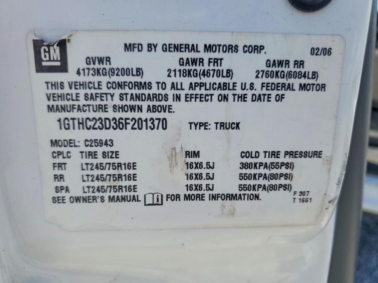 2006 Gmc Sierra C2500 Heavy Duty Белый vin: 1GTHC23D36F201370