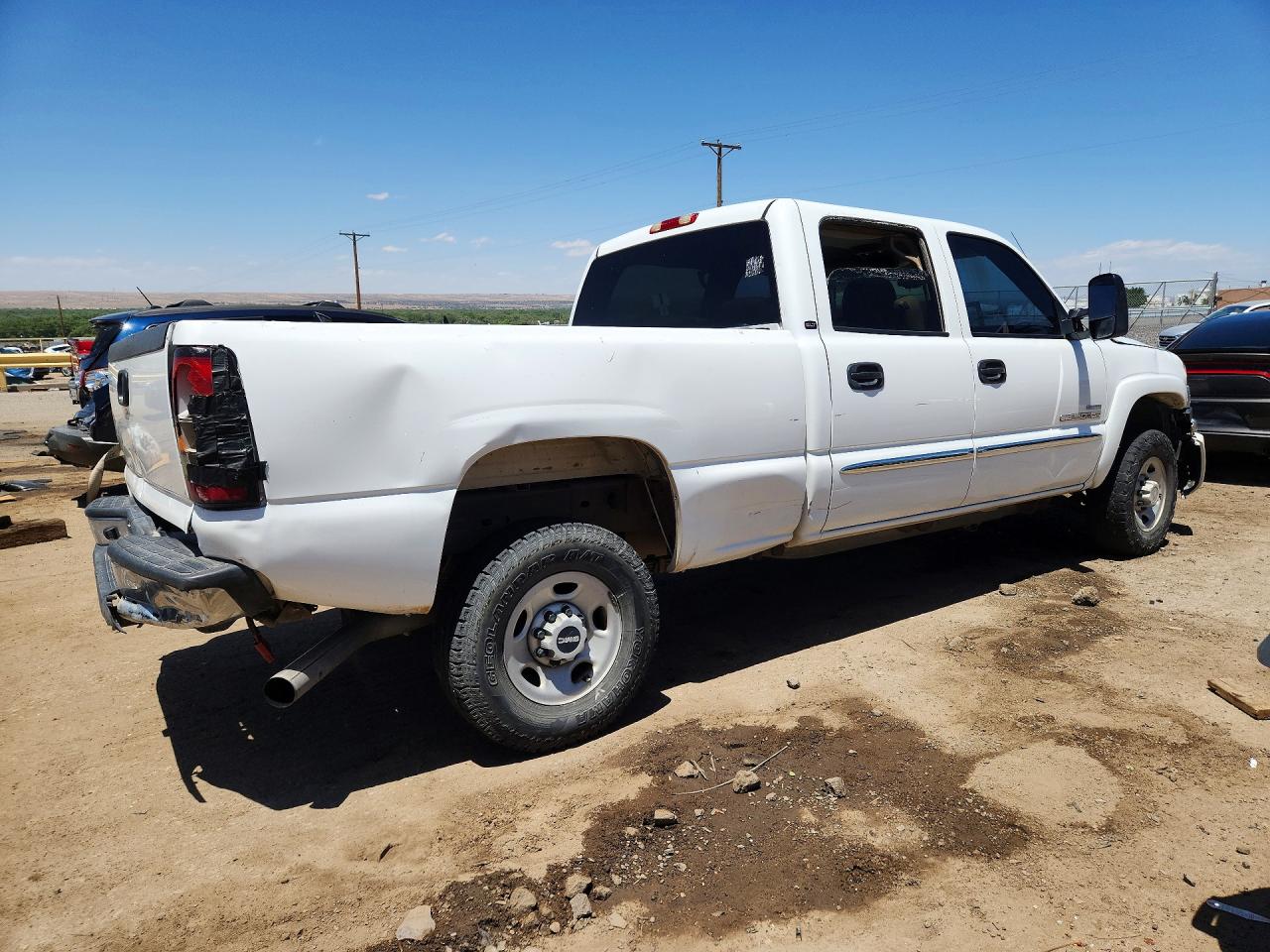 2007 Gmc Sierra C2500 Heavy Duty Белый vin: 1GTHC23D47F111906
