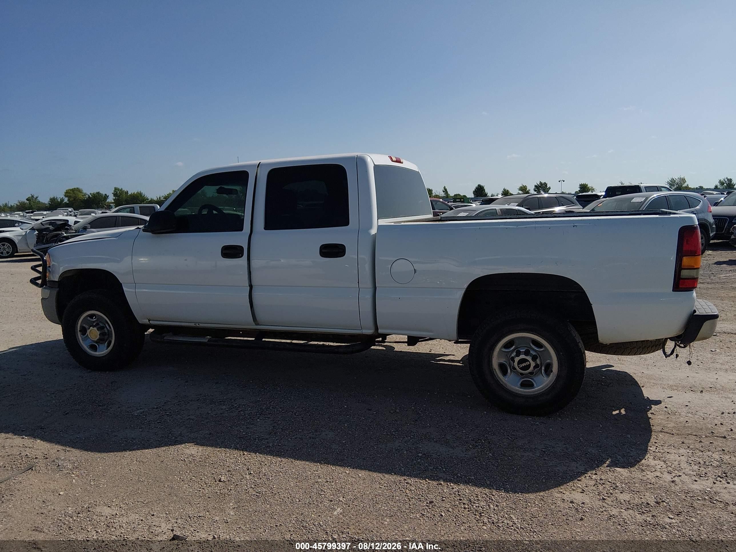 2003 Gmc Sierra 2500hd   White vin: 1GTHC23U33F117352