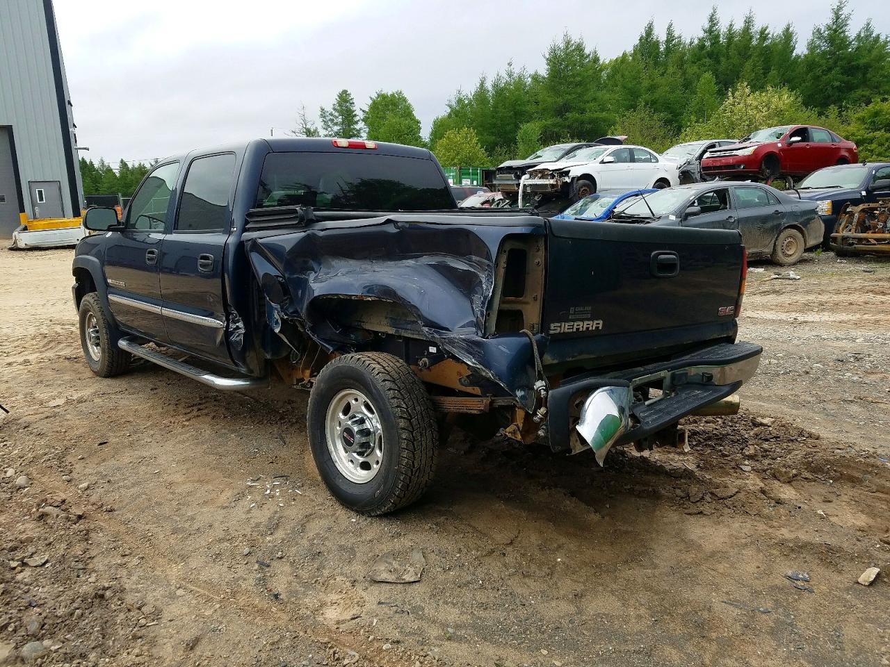 2005 Gmc Sierra C2500 Heavy Duty Blue vin: 1GTHC23U55F845189