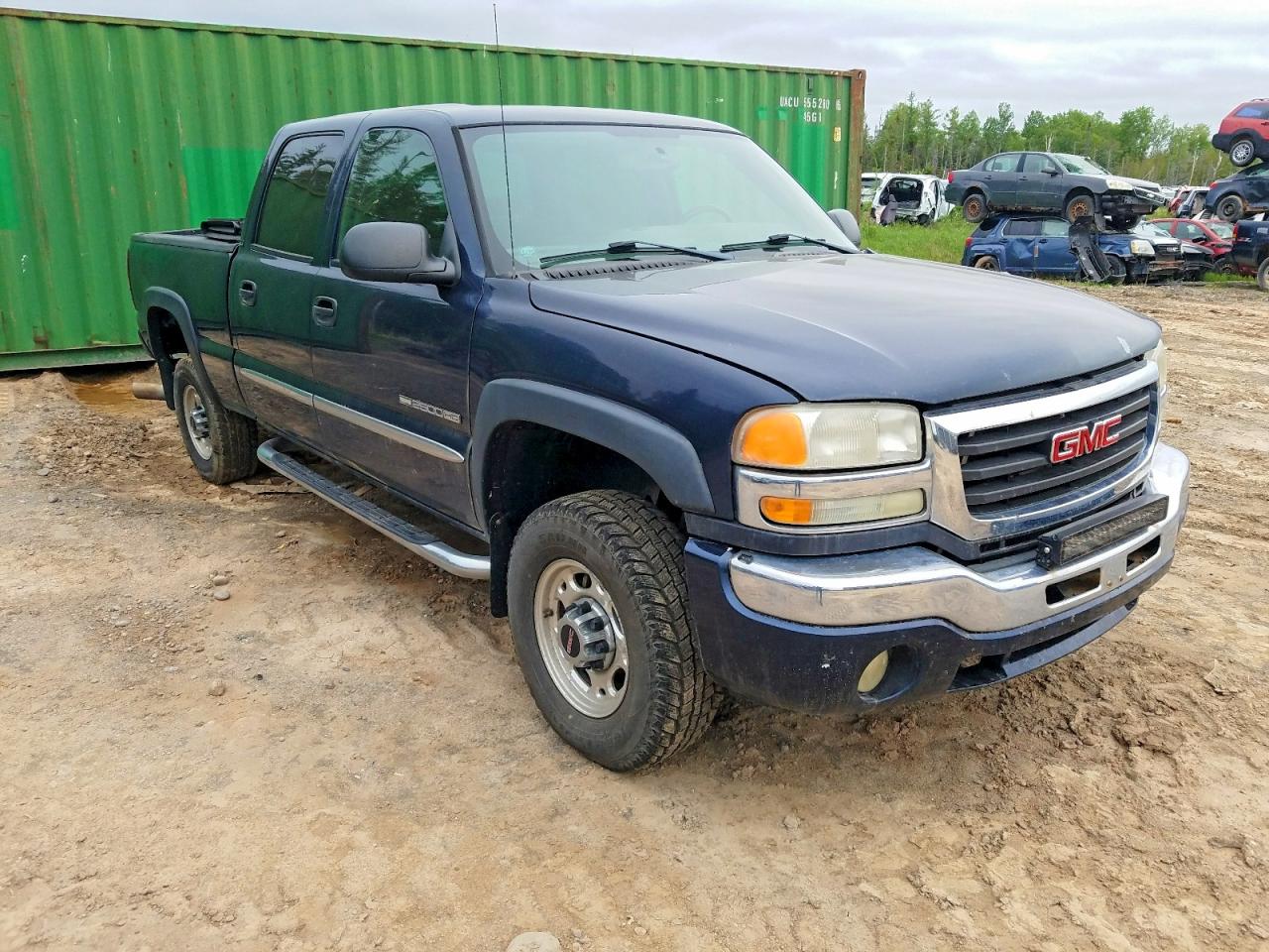 2005 Gmc Sierra C2500 Heavy Duty Blue vin: 1GTHC23U55F845189