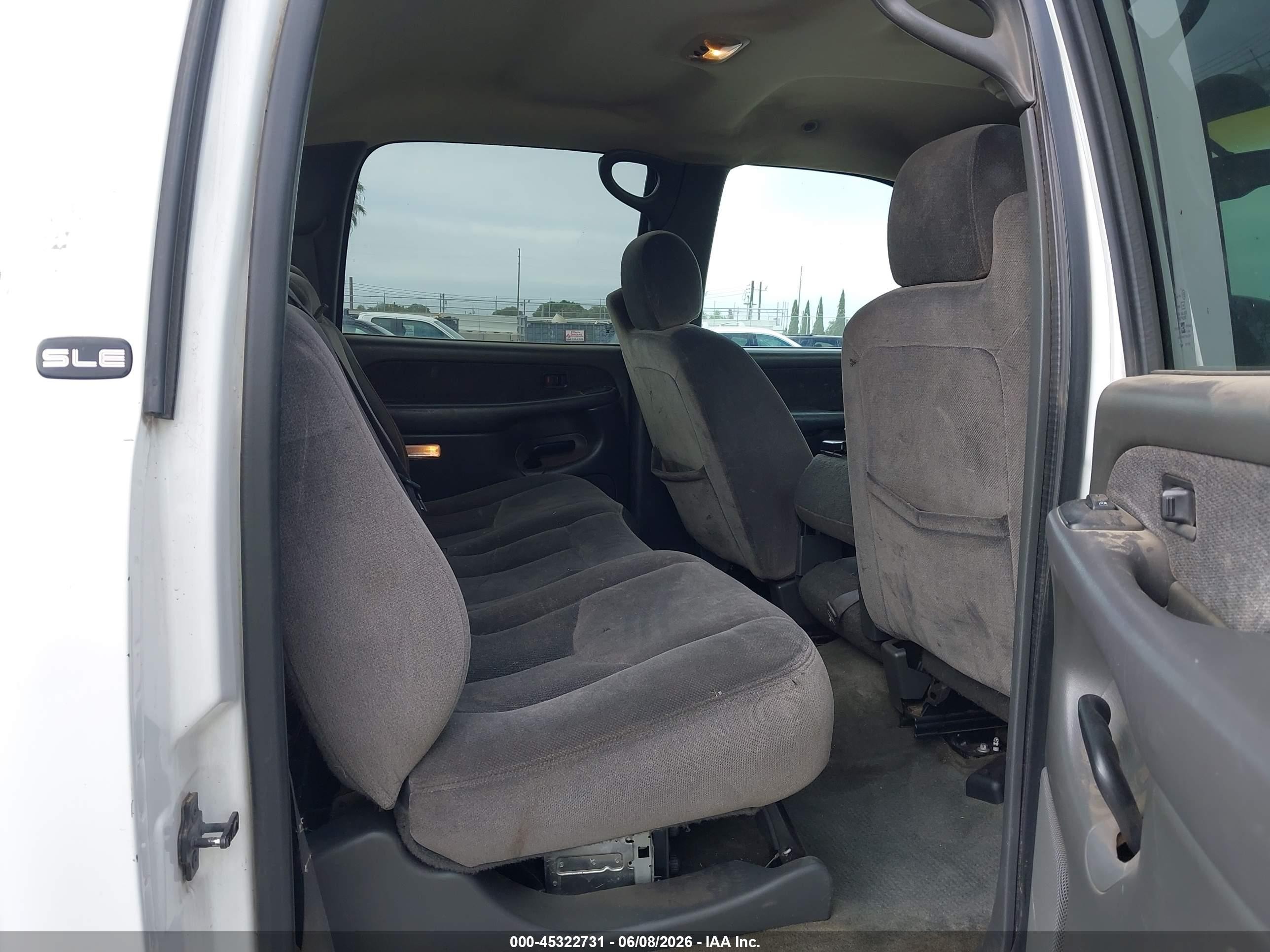 2003 Gmc Sierra 2500hd Sle Белый vin: 1GTHC23U63F201326