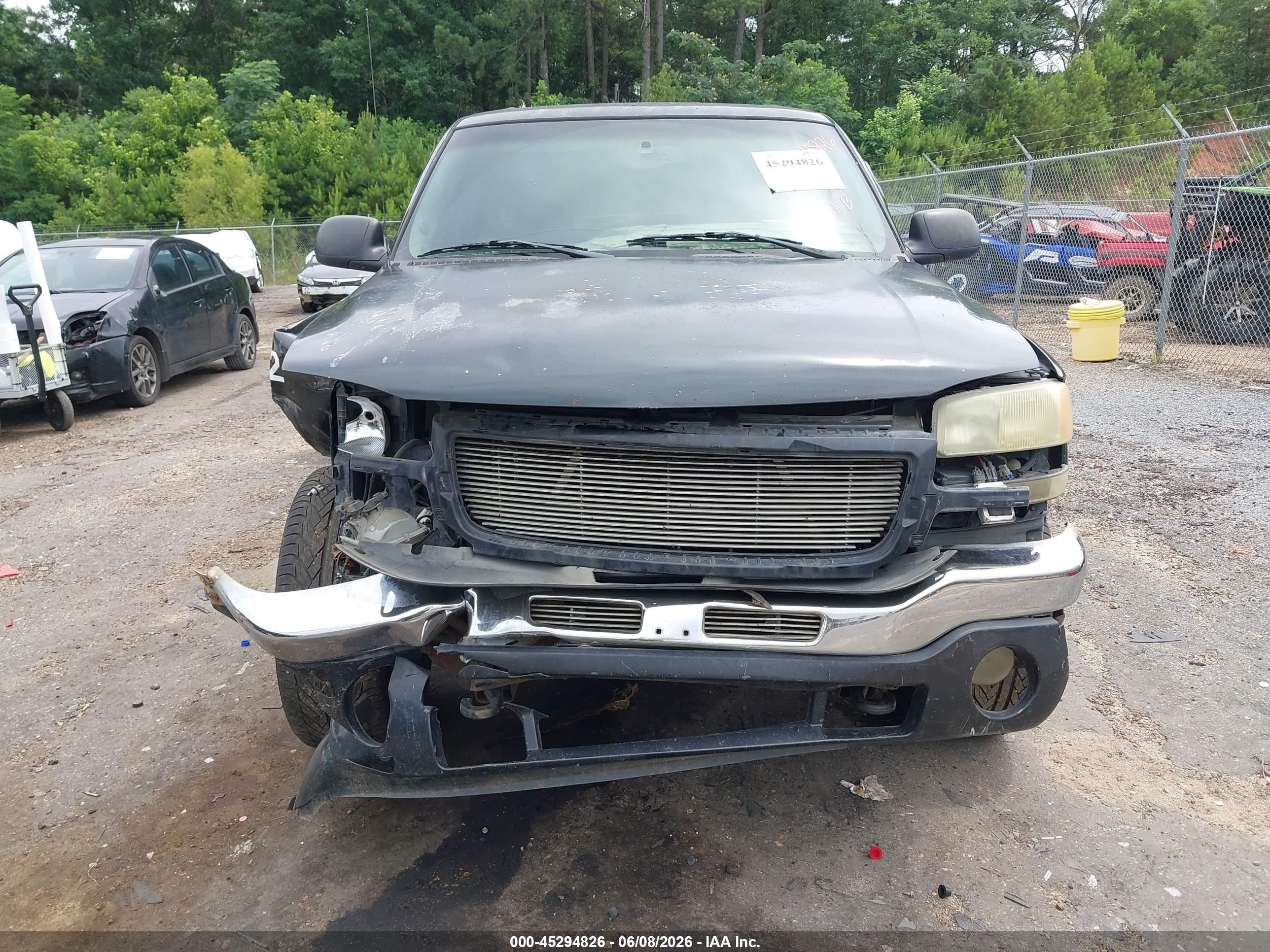 2004 Gmc Sierra 2500hd Sle Gray vin: 1GTHC23U64F106847