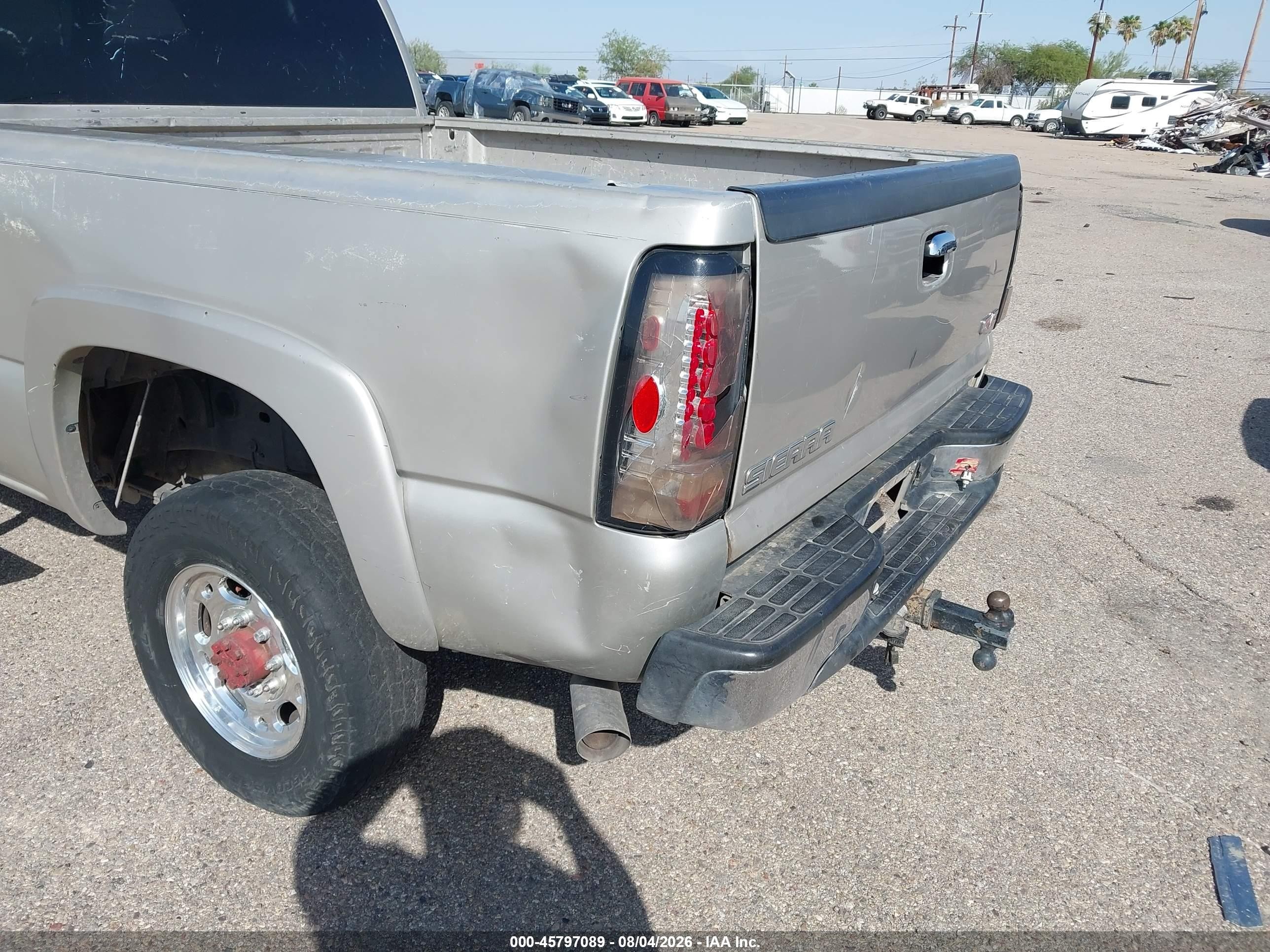 2004 Gmc Sierra 2500hd Sle Champagne vin: 1GTHC23U74F149321