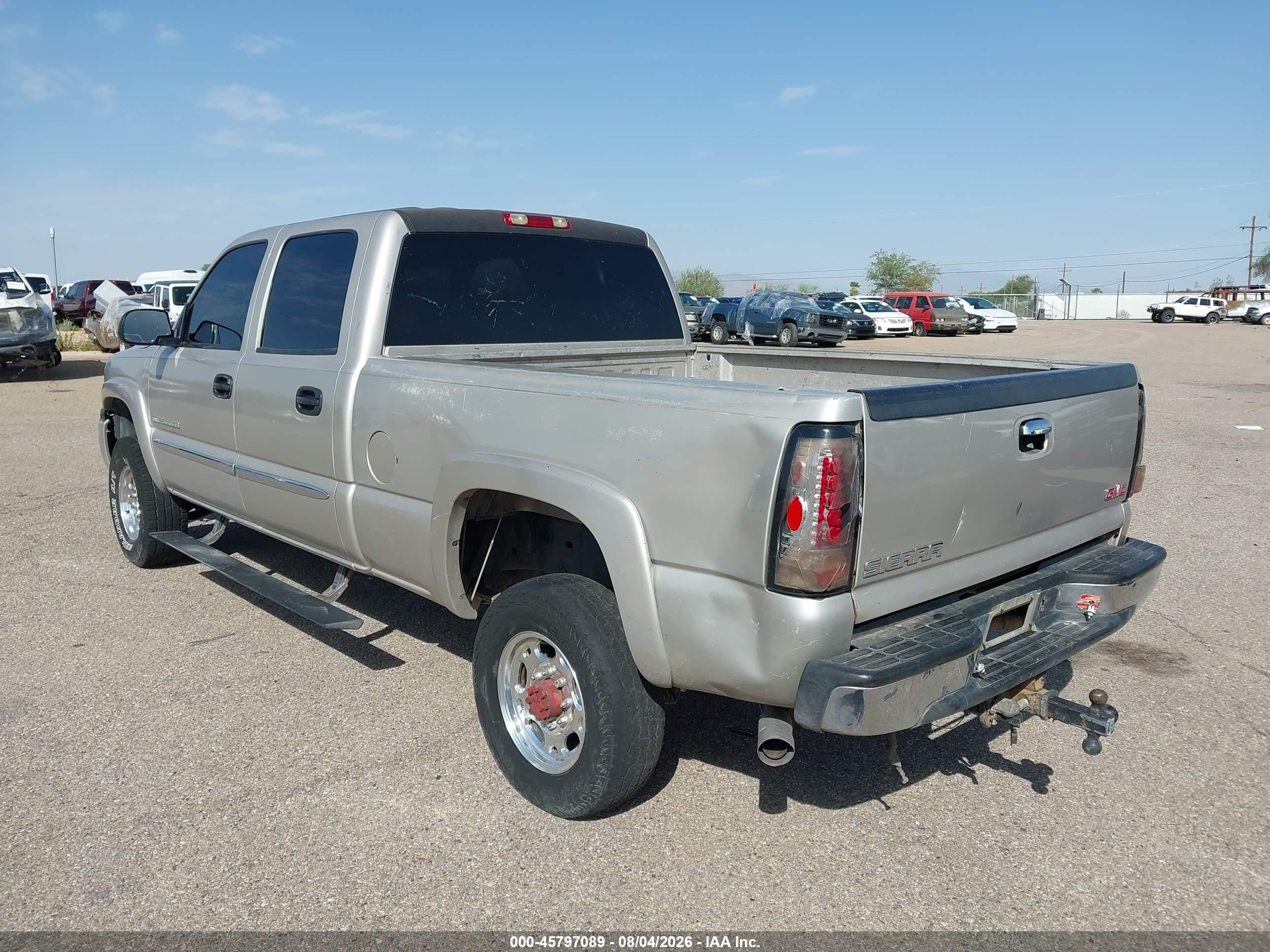 2004 Gmc Sierra 2500hd Sle Champagne vin: 1GTHC23U74F149321