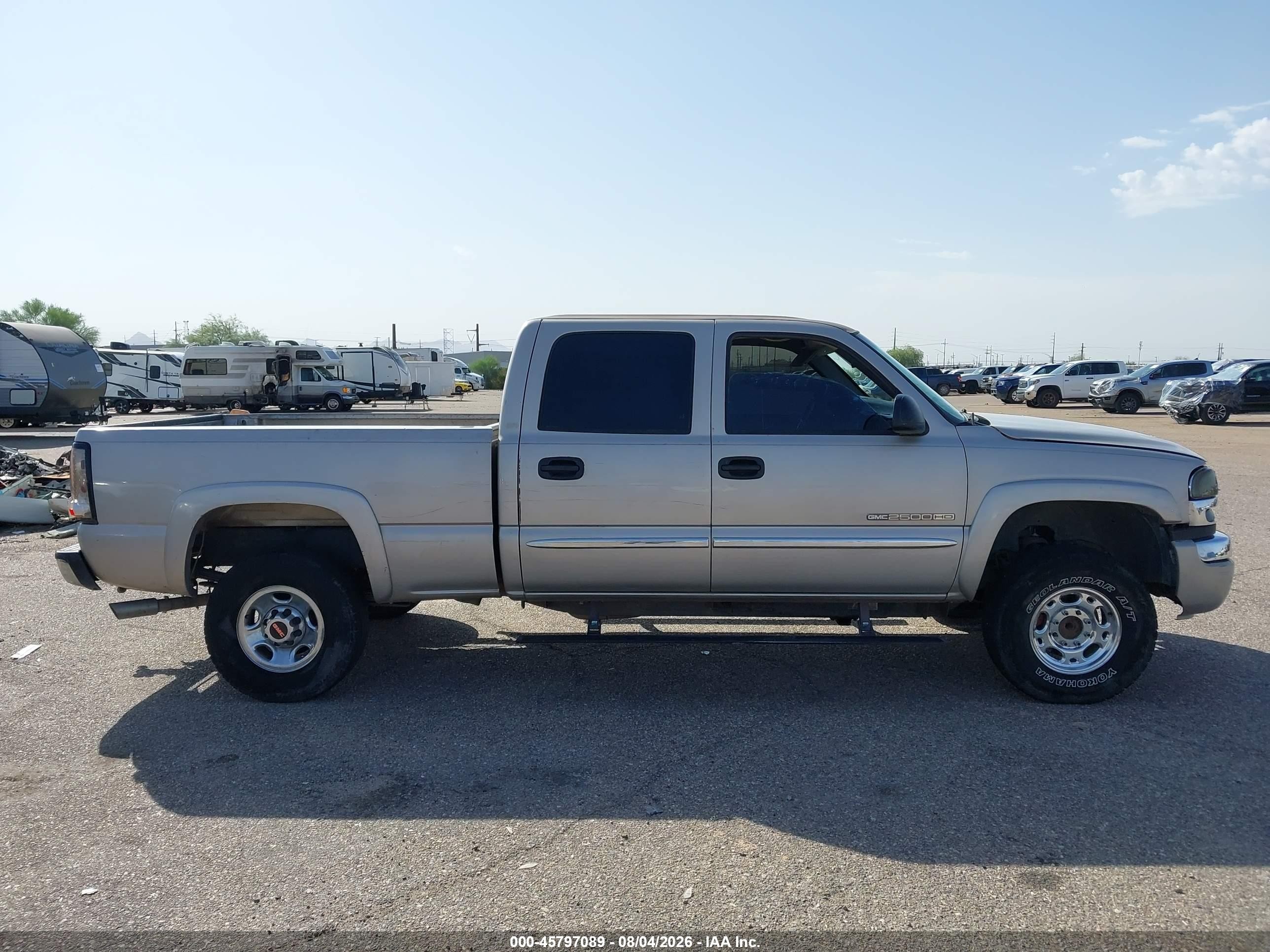 2004 Gmc Sierra 2500hd Sle Champagne vin: 1GTHC23U74F149321