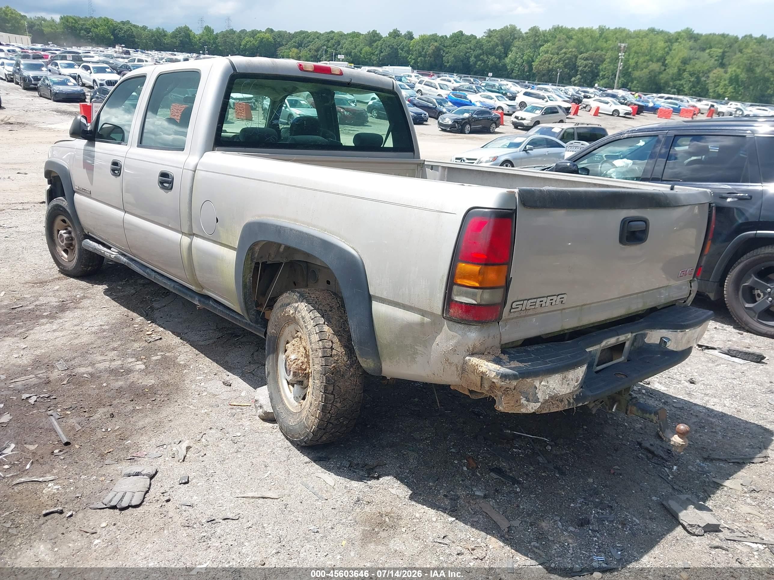 2007 Gmc Sierra 2500hd Classic Work Truck Бежевый vin: 1GTHC23UX7F120822