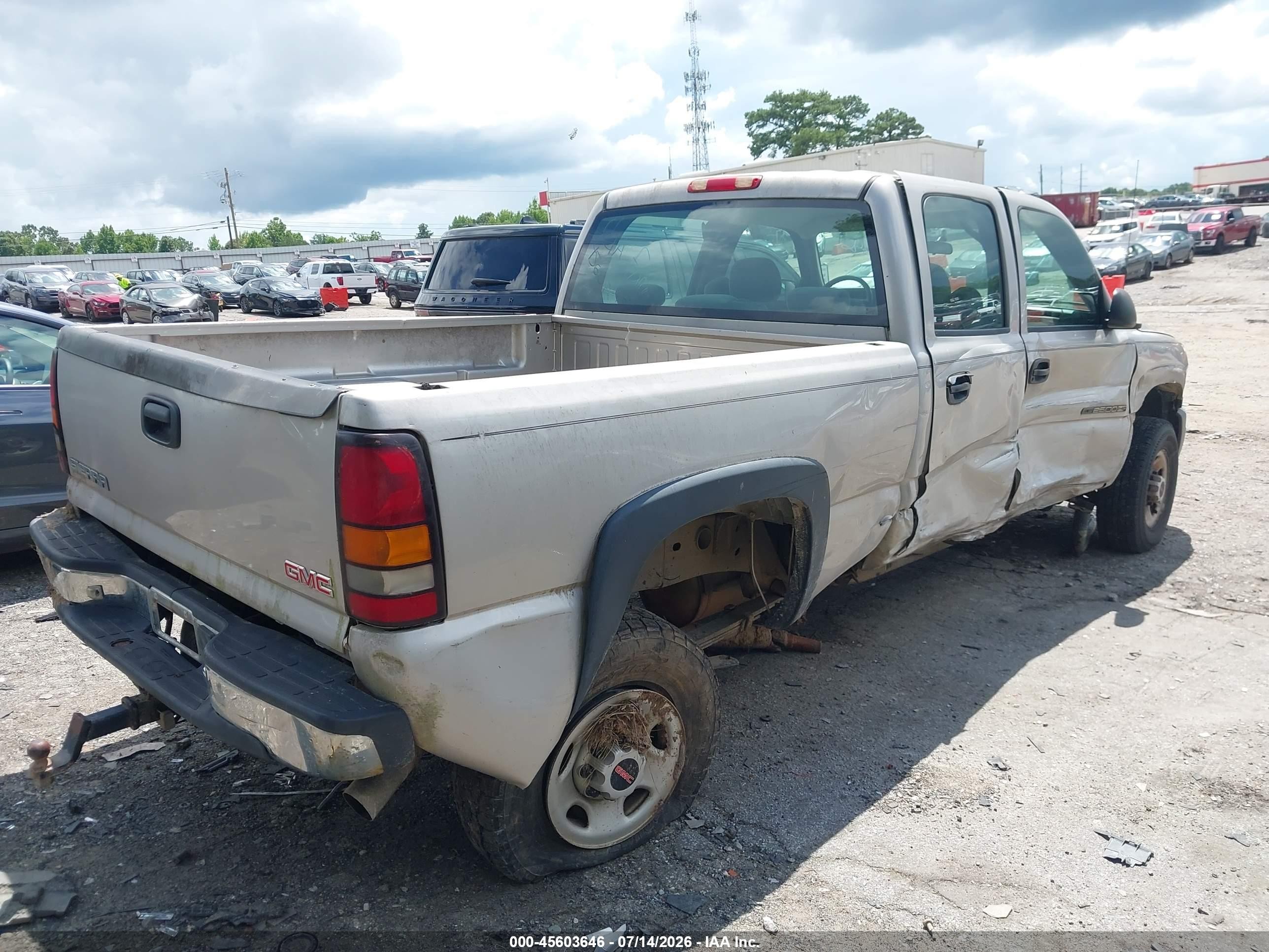 2007 Gmc Sierra 2500hd Classic Work Truck Бежевый vin: 1GTHC23UX7F120822