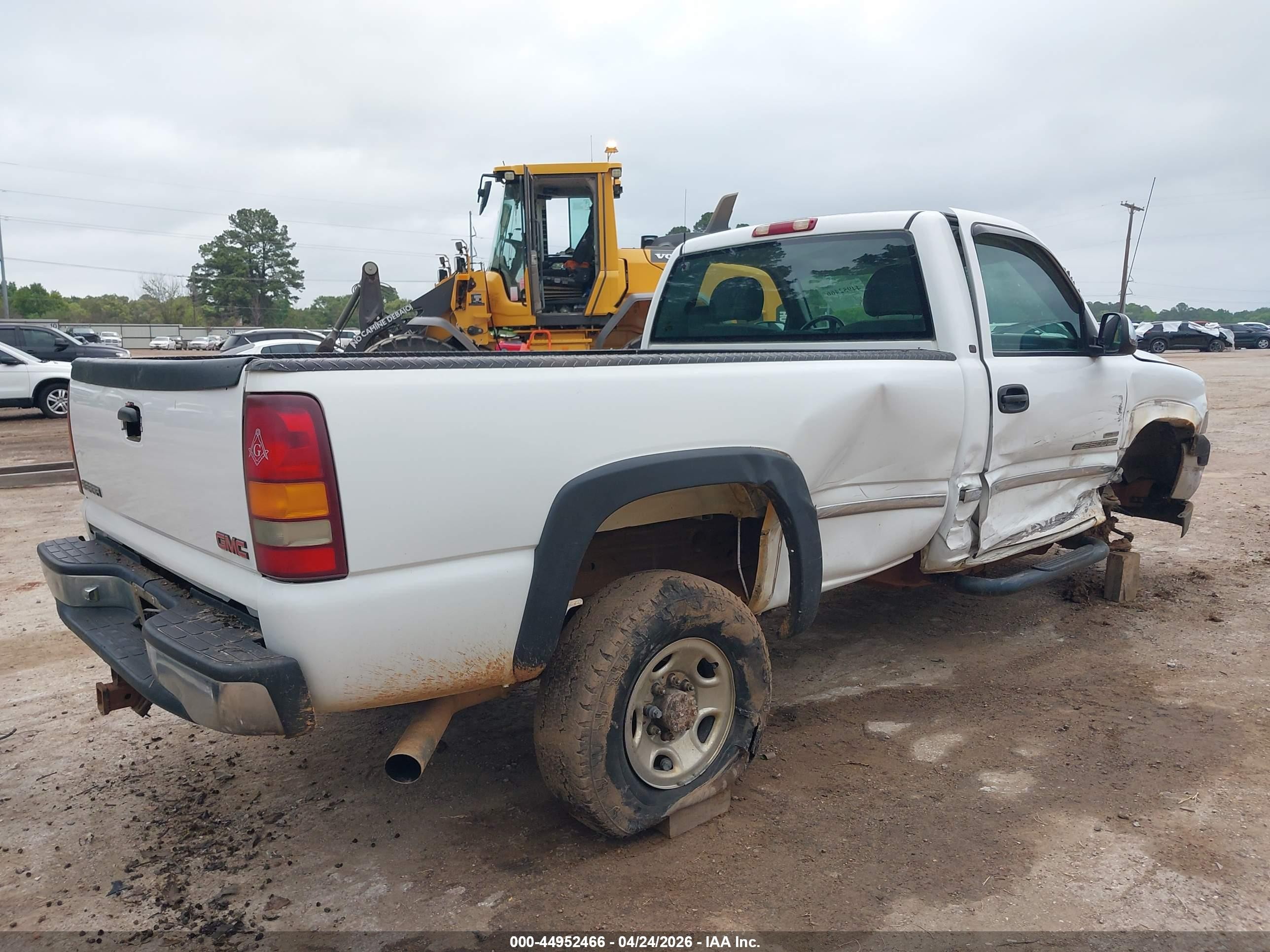 2001 Gmc Sierra 2500hd Sle White vin: 1GTHC24111E211401