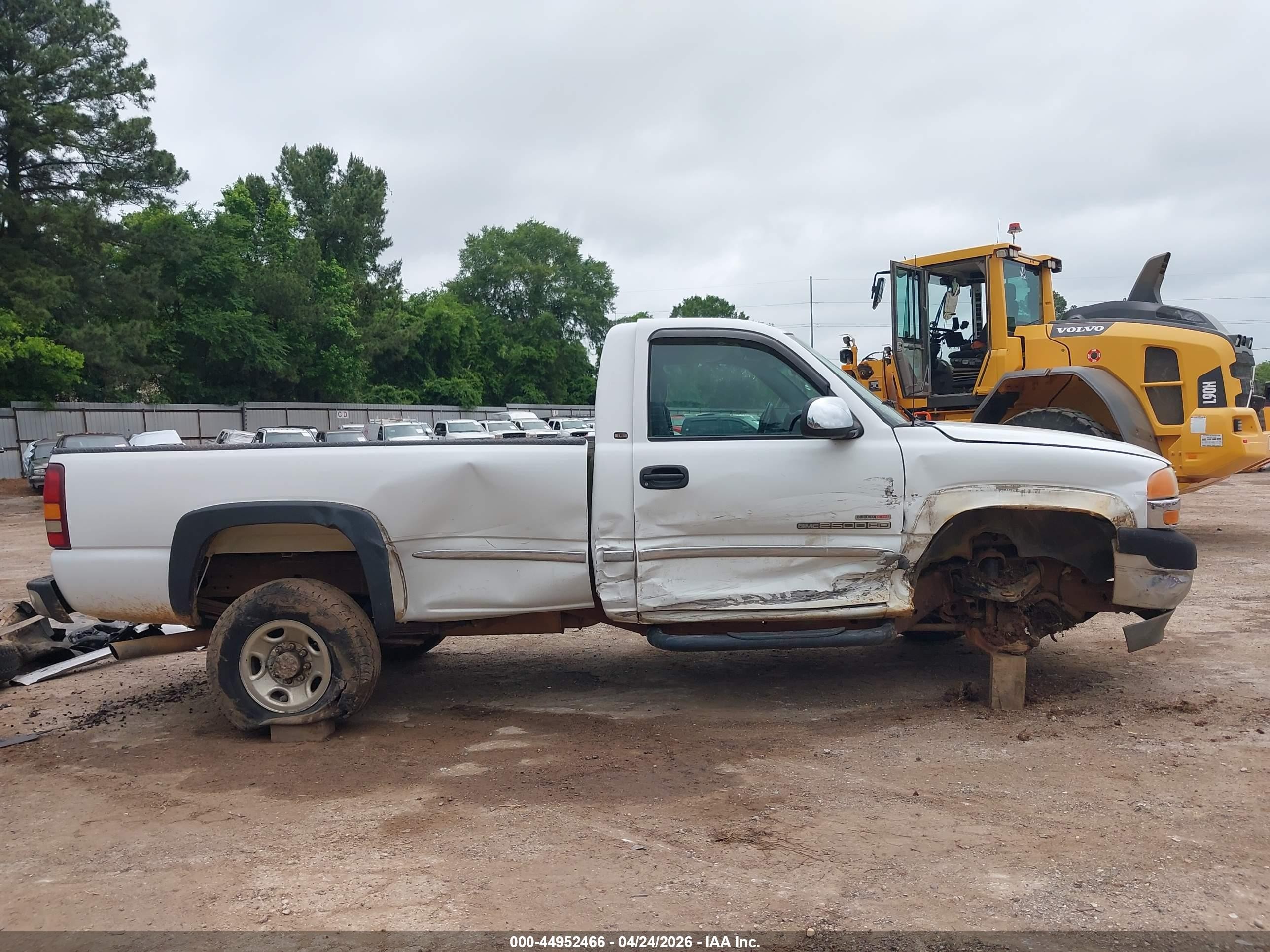 2001 Gmc Sierra 2500hd Sle White vin: 1GTHC24111E211401
