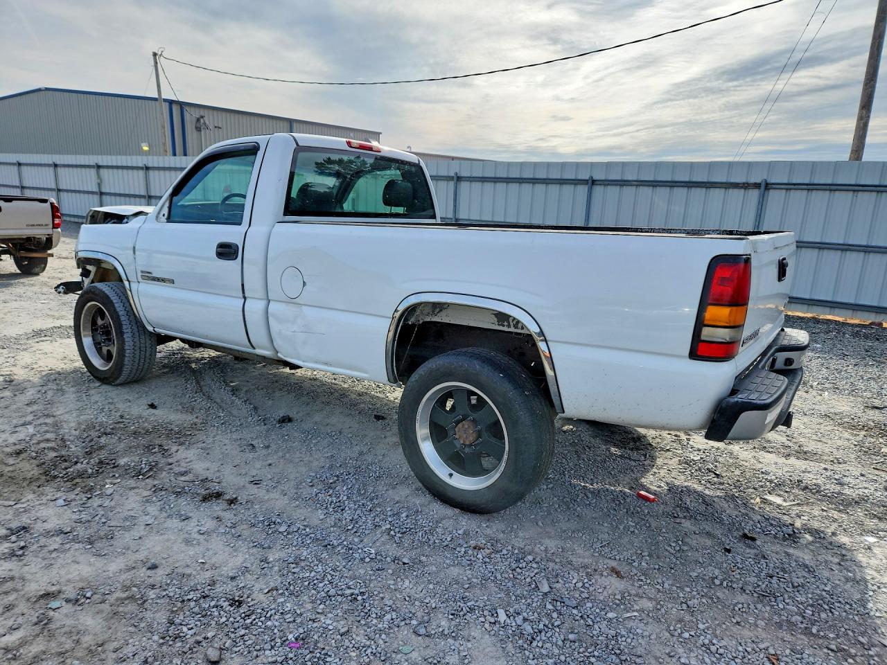 2007 Gmc Sierra C2500 Heavy Duty White vin: 1GTHC24D97E179347