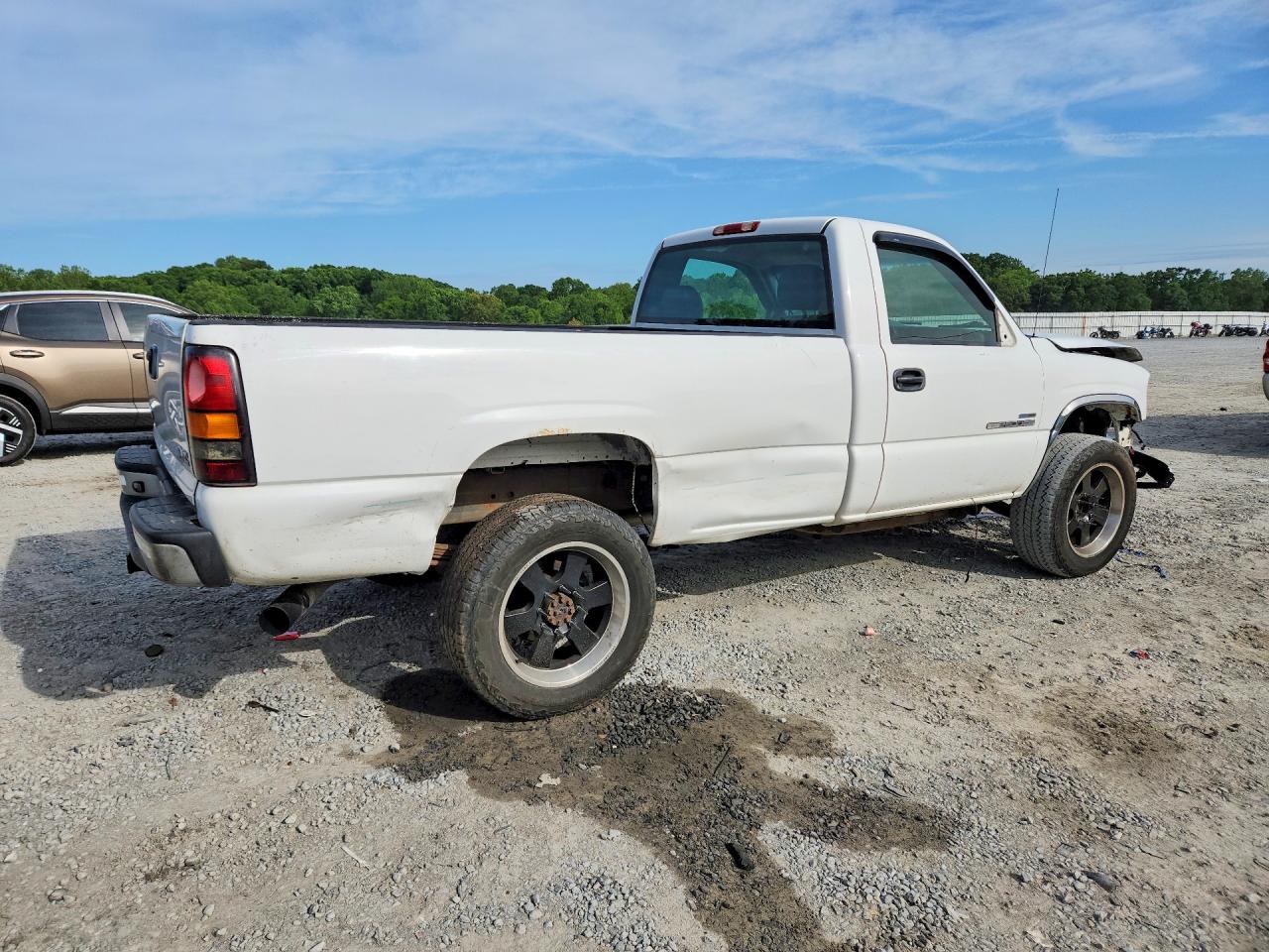 2007 Gmc Sierra C2500 Heavy Duty White vin: 1GTHC24D97E179347