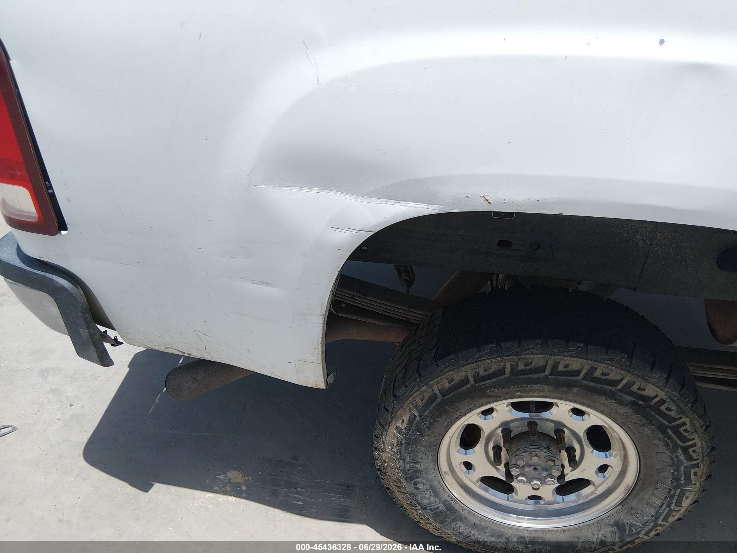 2008 Gmc Sierra 2500hd Work Truck White vin: 1GTHC24K78E123200