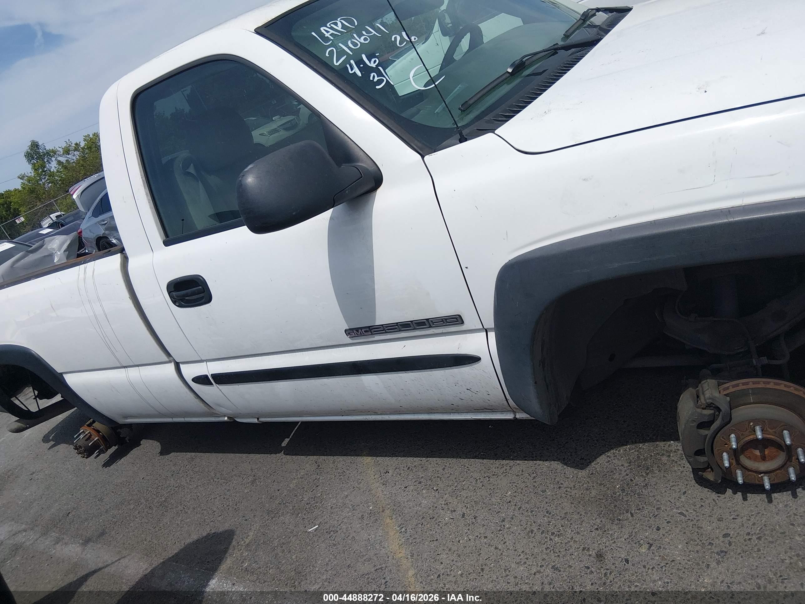 2007 Gmc Sierra 2500hd Classic Sl White vin: 1GTHC24U07E135110