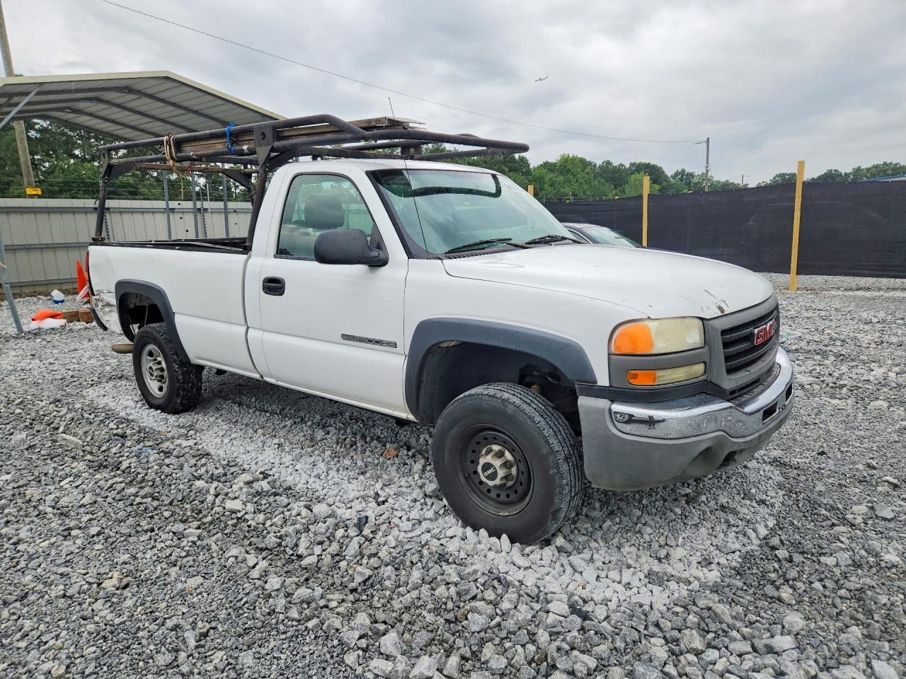 2007 Gmc Sierra C2500 Heavy Duty White vin: 1GTHC24U27E190917