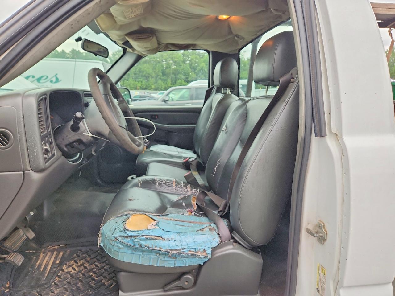 2007 Gmc Sierra C2500 Heavy Duty White vin: 1GTHC24U27E190917