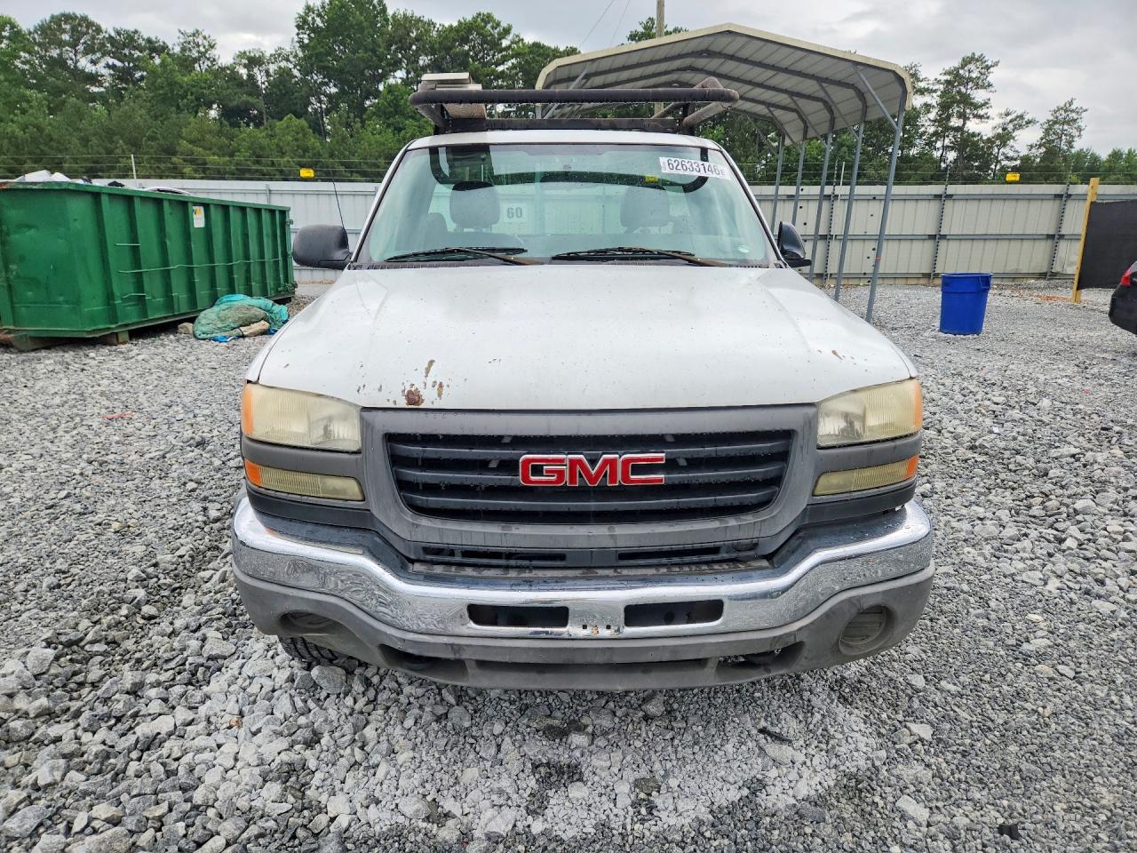 2007 Gmc Sierra C2500 Heavy Duty White vin: 1GTHC24U27E190917