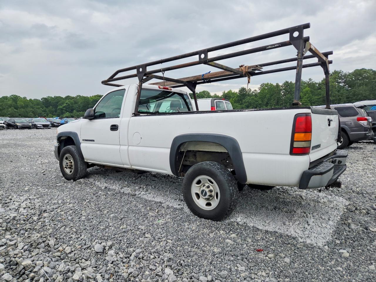 2007 Gmc Sierra C2500 Heavy Duty White vin: 1GTHC24U27E190917